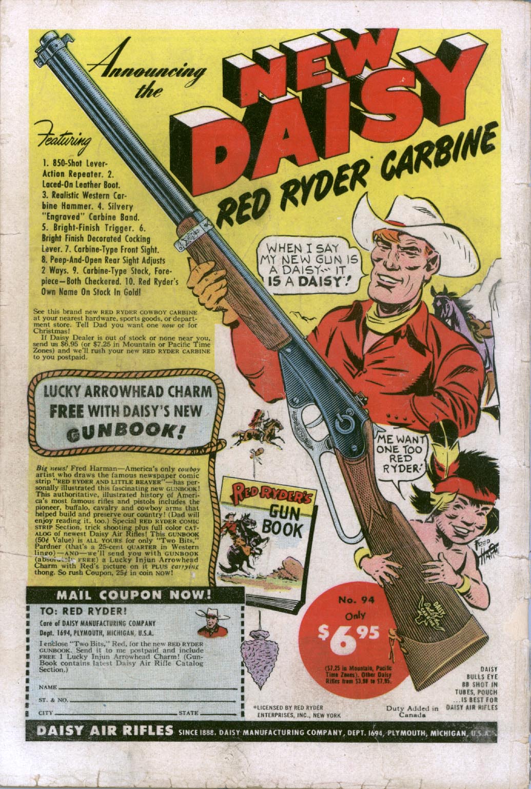 Read online Hopalong Cassidy comic -  Issue #96 - 36