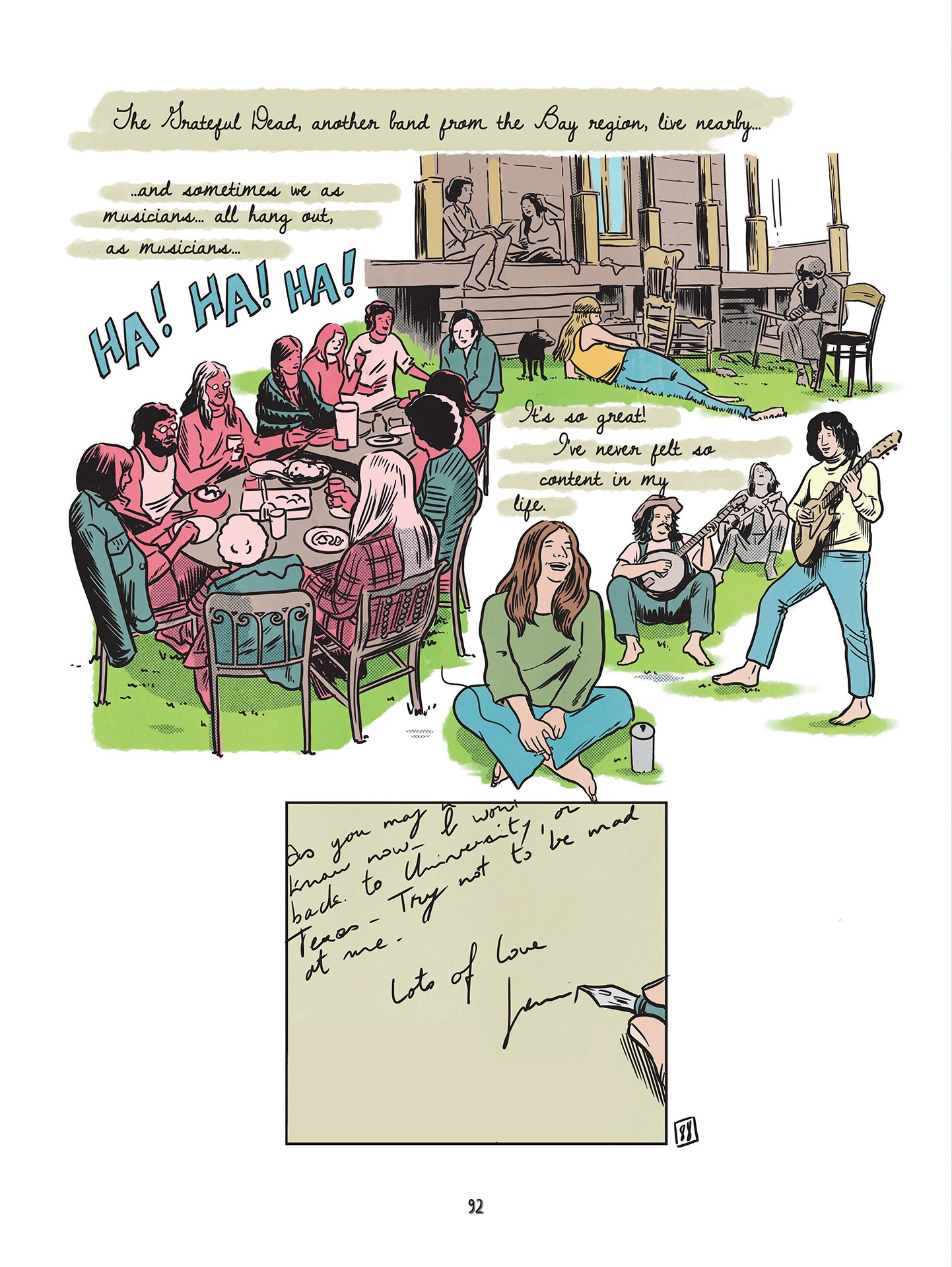 Read online Love Me Please!: The Story of Janis Joplin comic -  Issue # TPB (Part 1) - 90