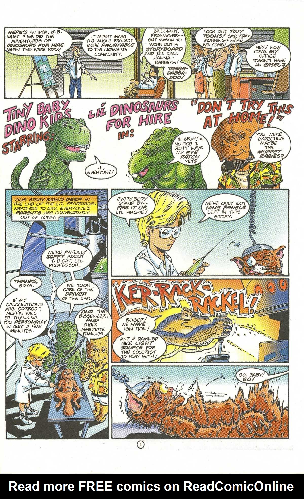 Read online Dinosaurs For Hire comic -  Issue #1 - 34