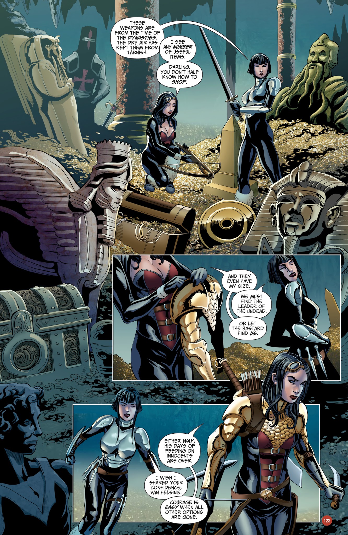 Read online Van Helsing vs. Werewolf comic -  Issue # _TPB 1 - 123