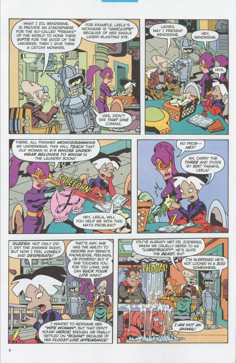 Read online Futurama Comics comic -  Issue #8 - 9