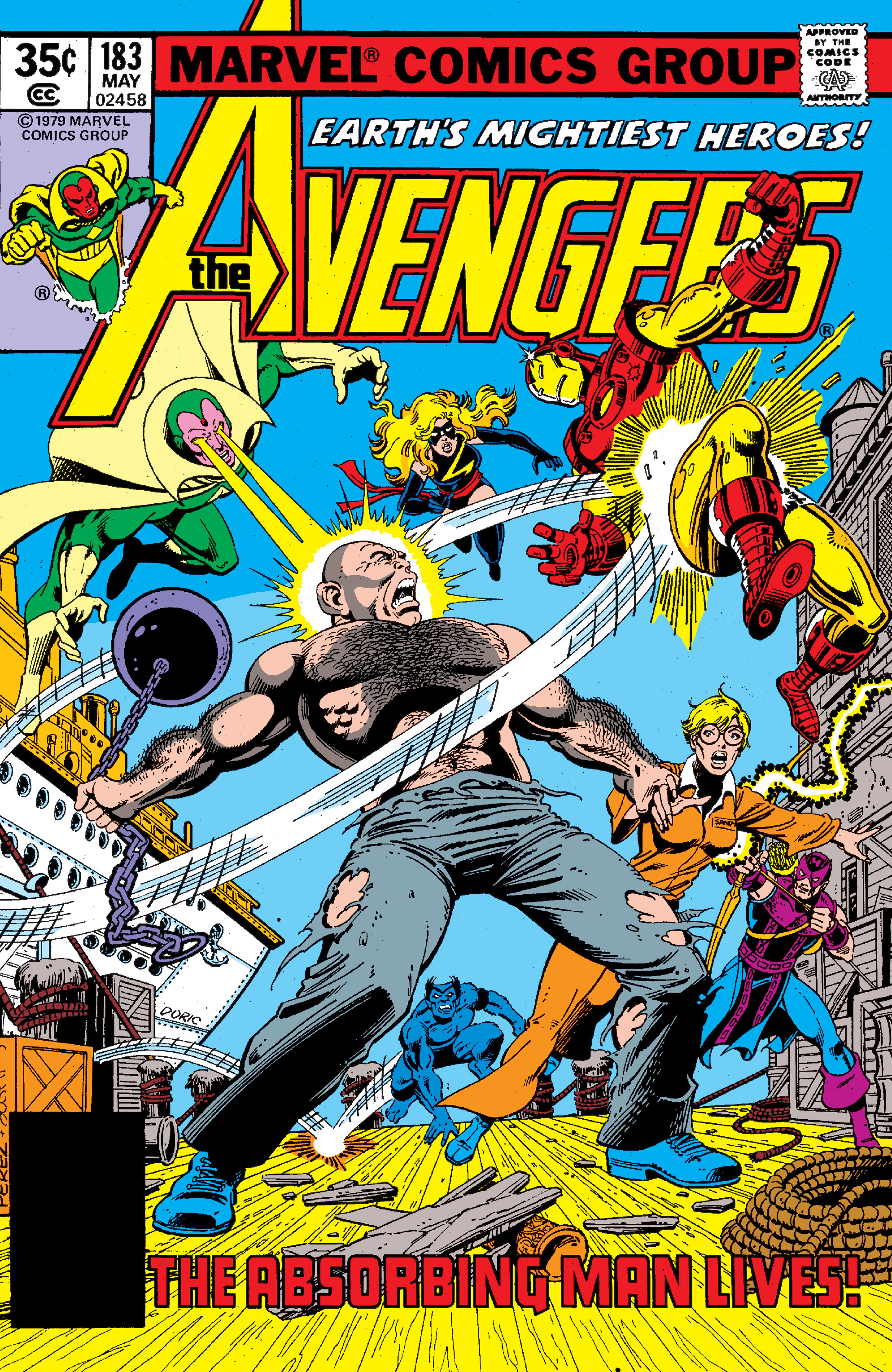 Read online The Avengers (1963) comic -  Issue #183 - 1