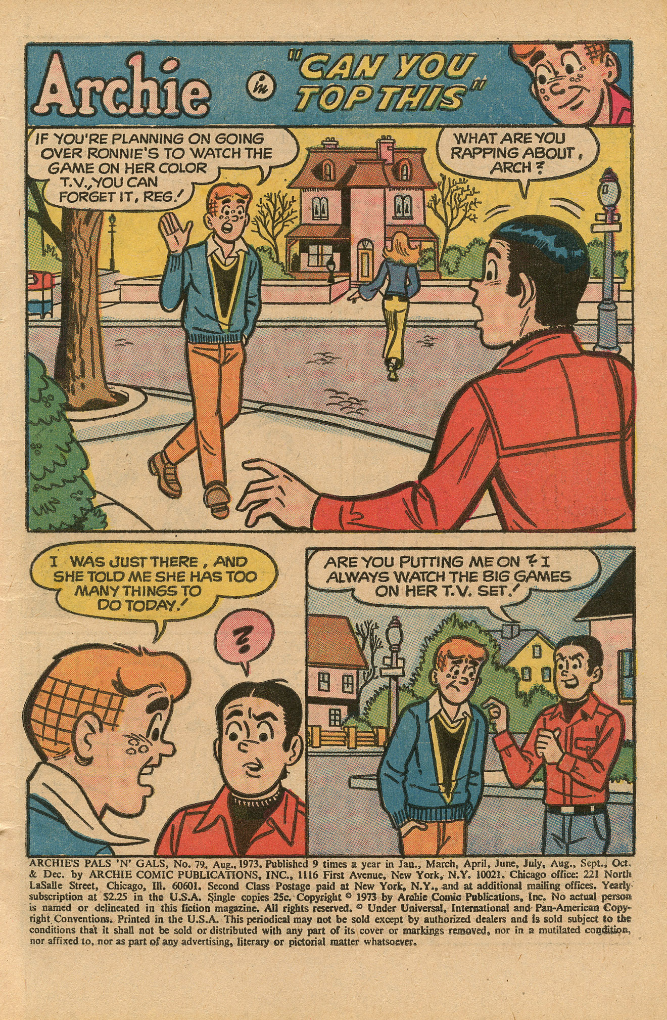 Read online Archie's Pals 'N' Gals (1952) comic -  Issue #79 - 3