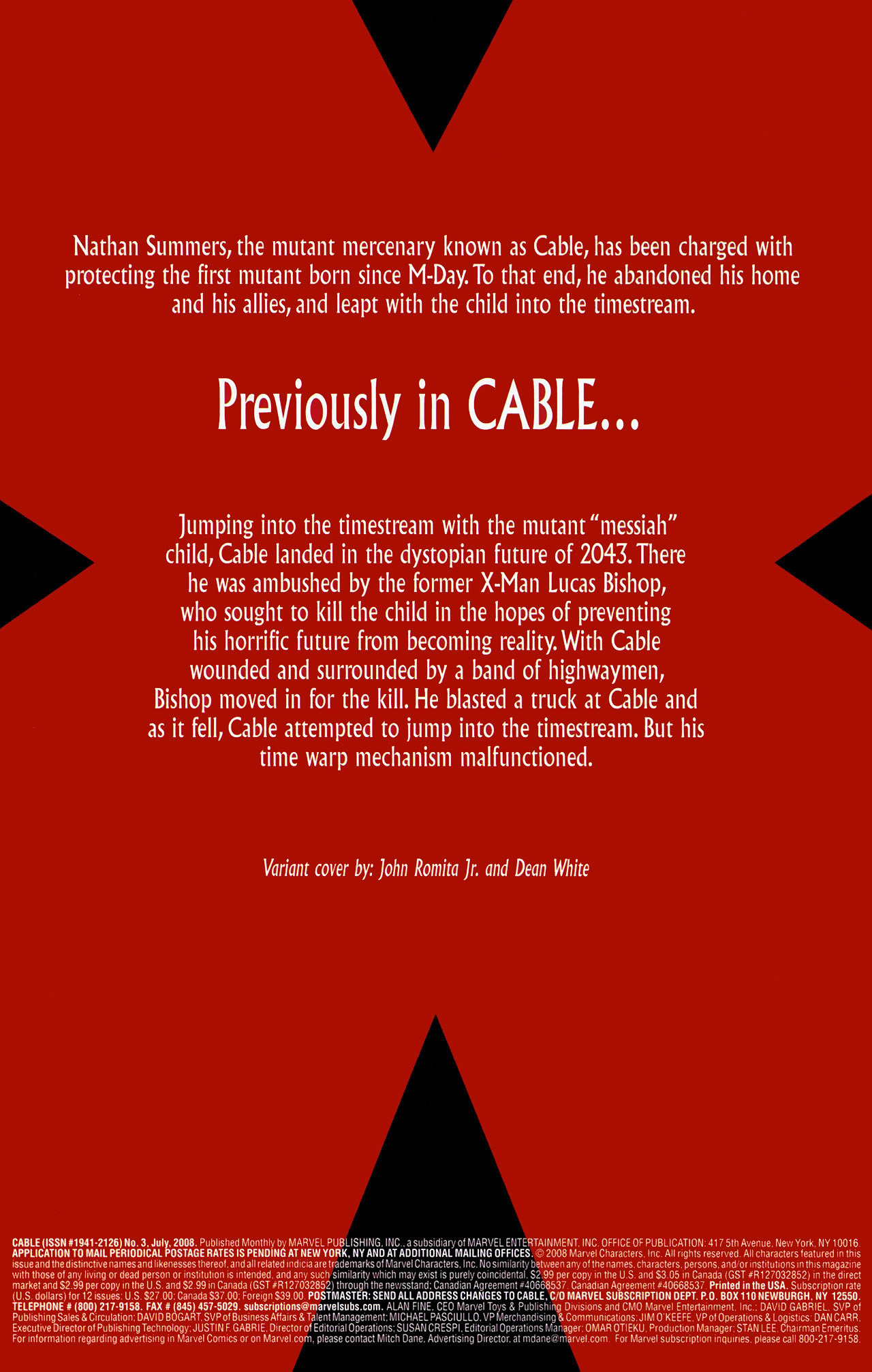 Read online Cable (2008) comic -  Issue #3 - 3