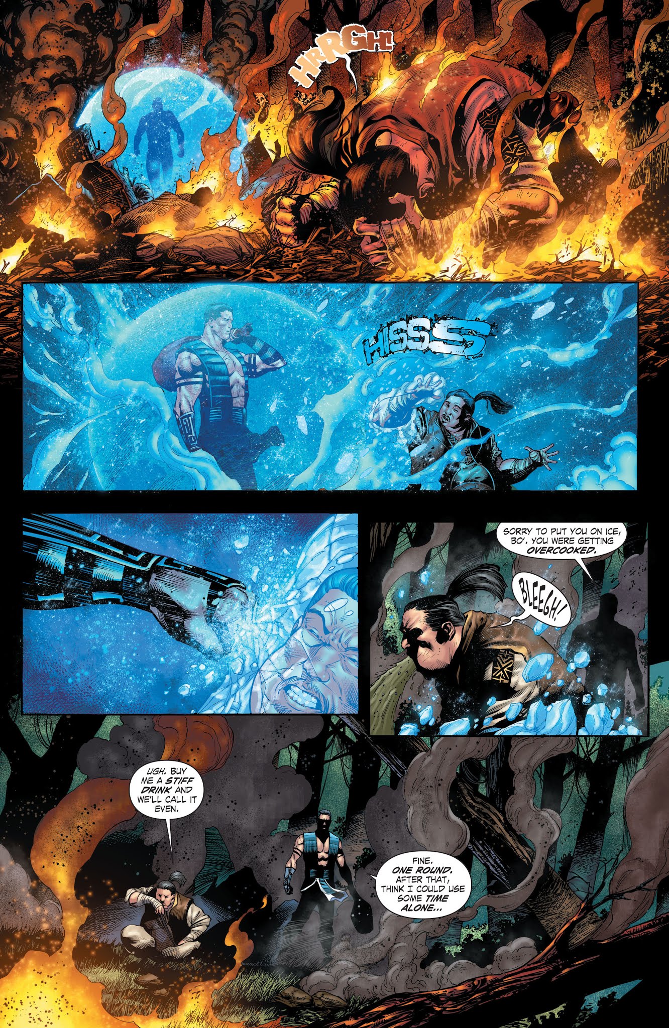 Read online Mortal Kombat X [I] comic -  Issue # _TPB 3 - 123