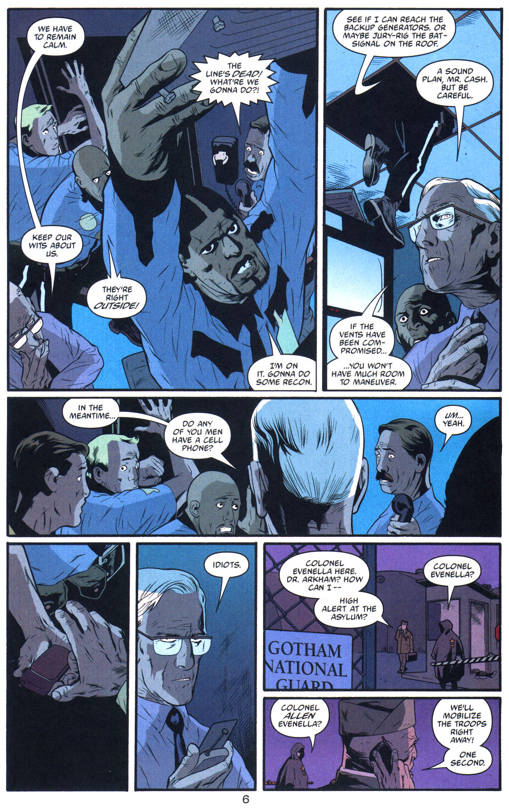 Read online Arkham Asylum: Living Hell comic -  Issue #6 - 8