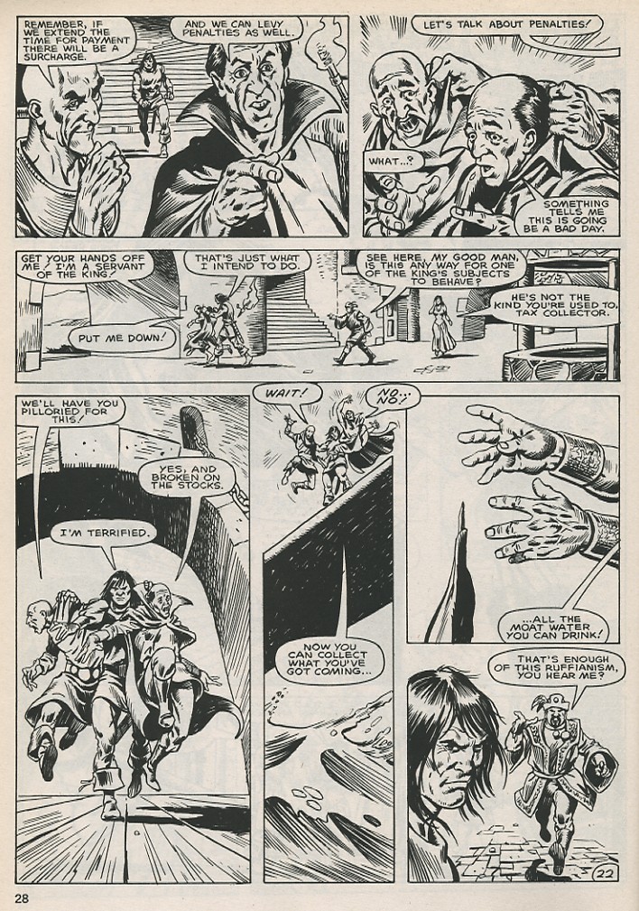 Read online The Savage Sword Of Conan comic -  Issue #130 - 28