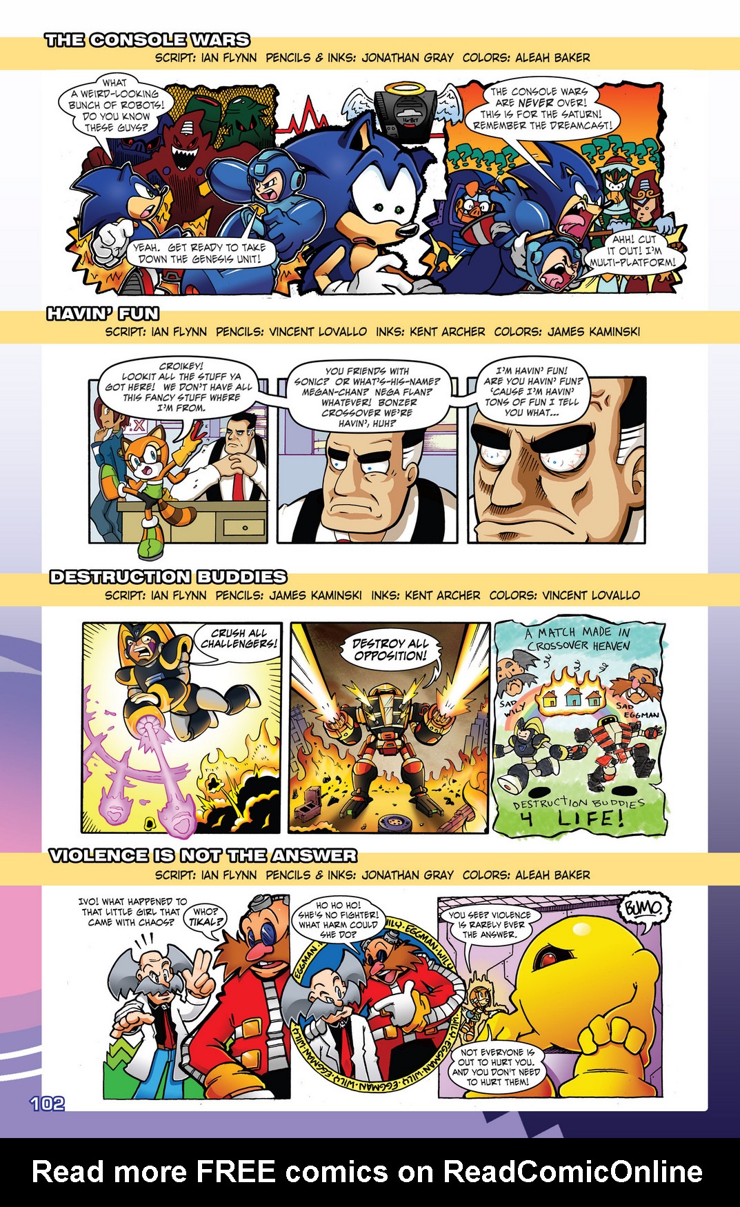 Read online Sonic Mega Man Worlds Collide comic -  Issue # Vol 2 - 120