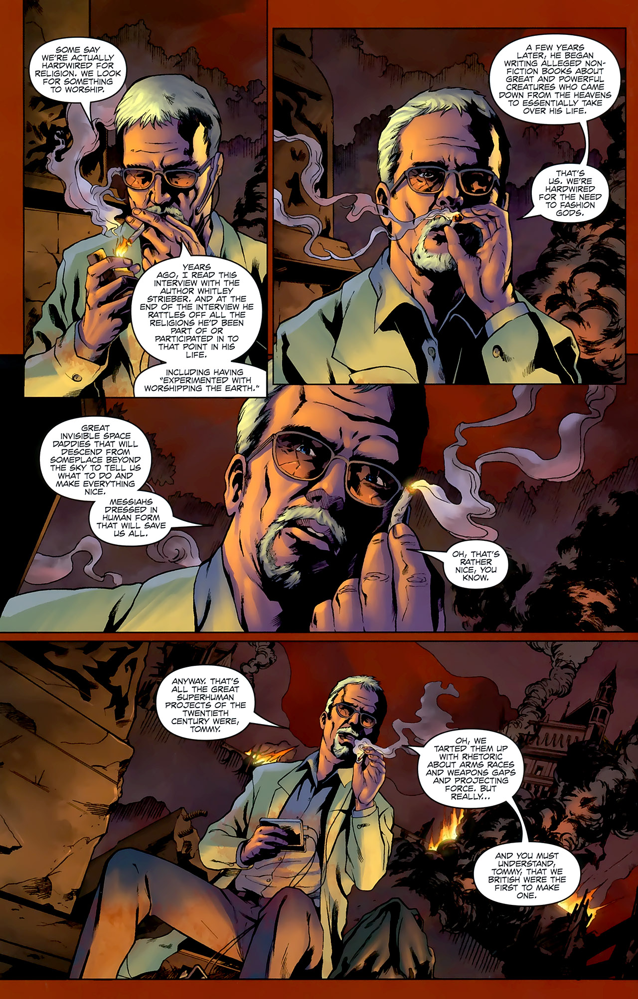 Read online Warren Ellis' Supergod comic -  Issue #1 - 6