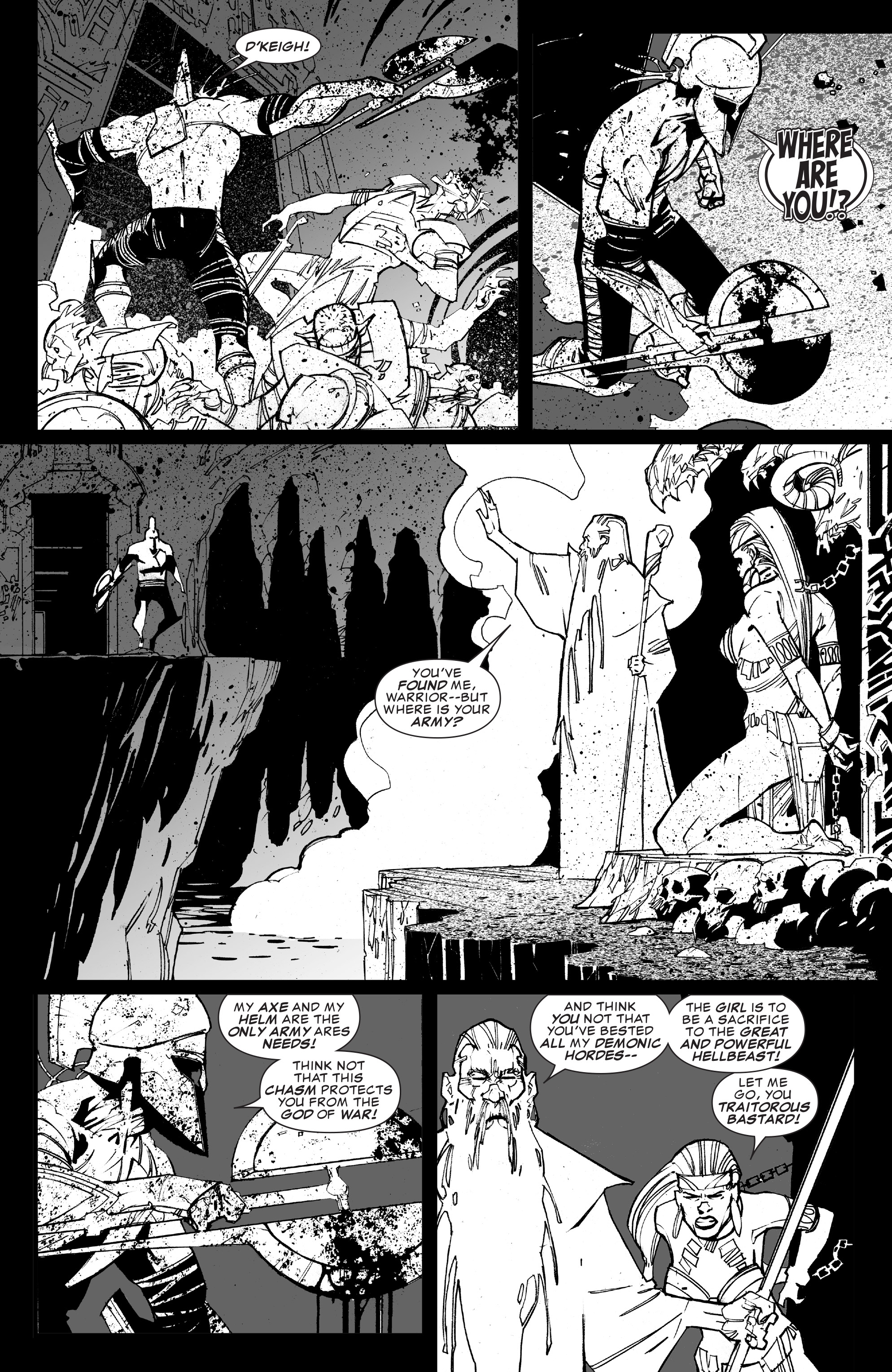 Read online The Savage Axe of Ares (B&W) comic -  Issue # Full - 25