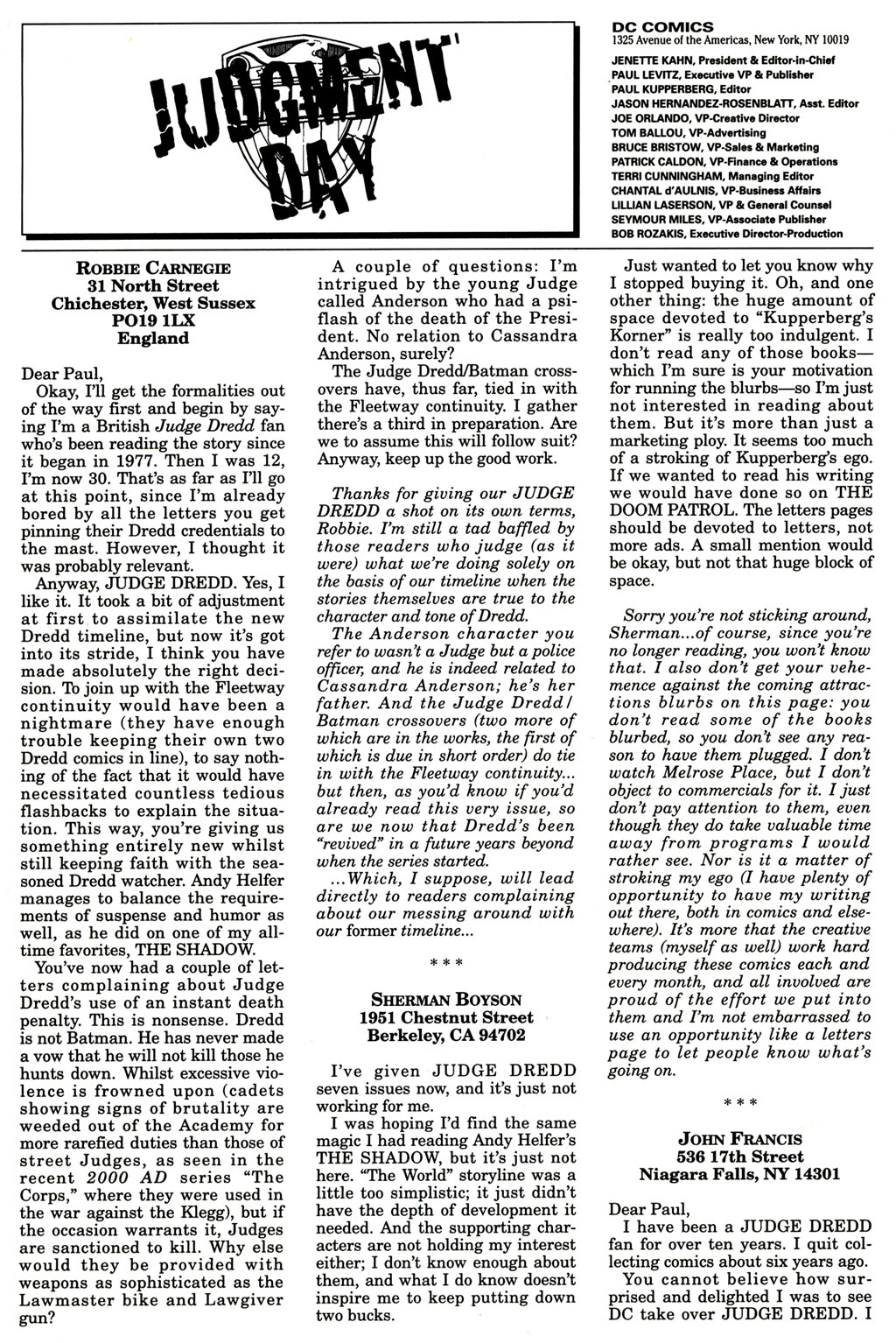 Read online Judge Dredd (1994) comic -  Issue #11 - 24