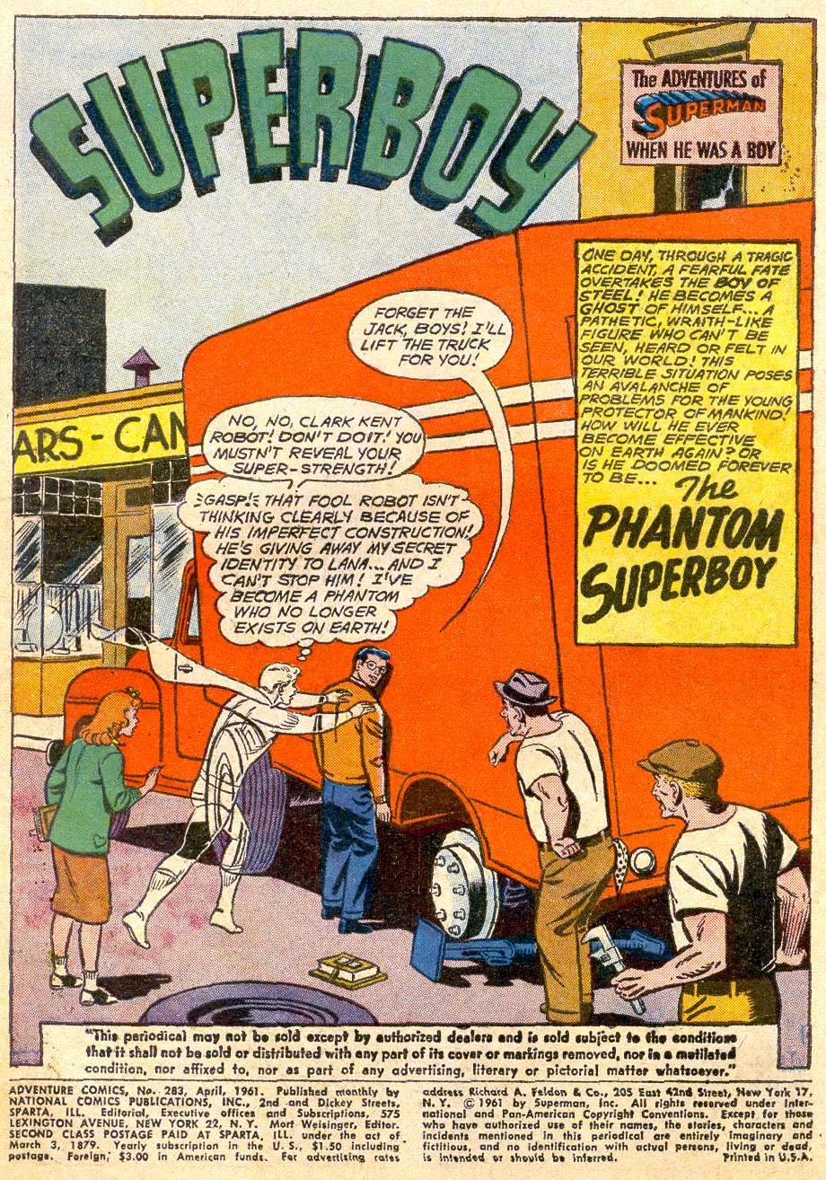 Read online Adventure Comics (1938) comic -  Issue #283 - 3