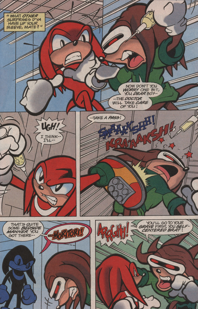 Read online Knuckles the Echidna comic -  Issue #21 - 17