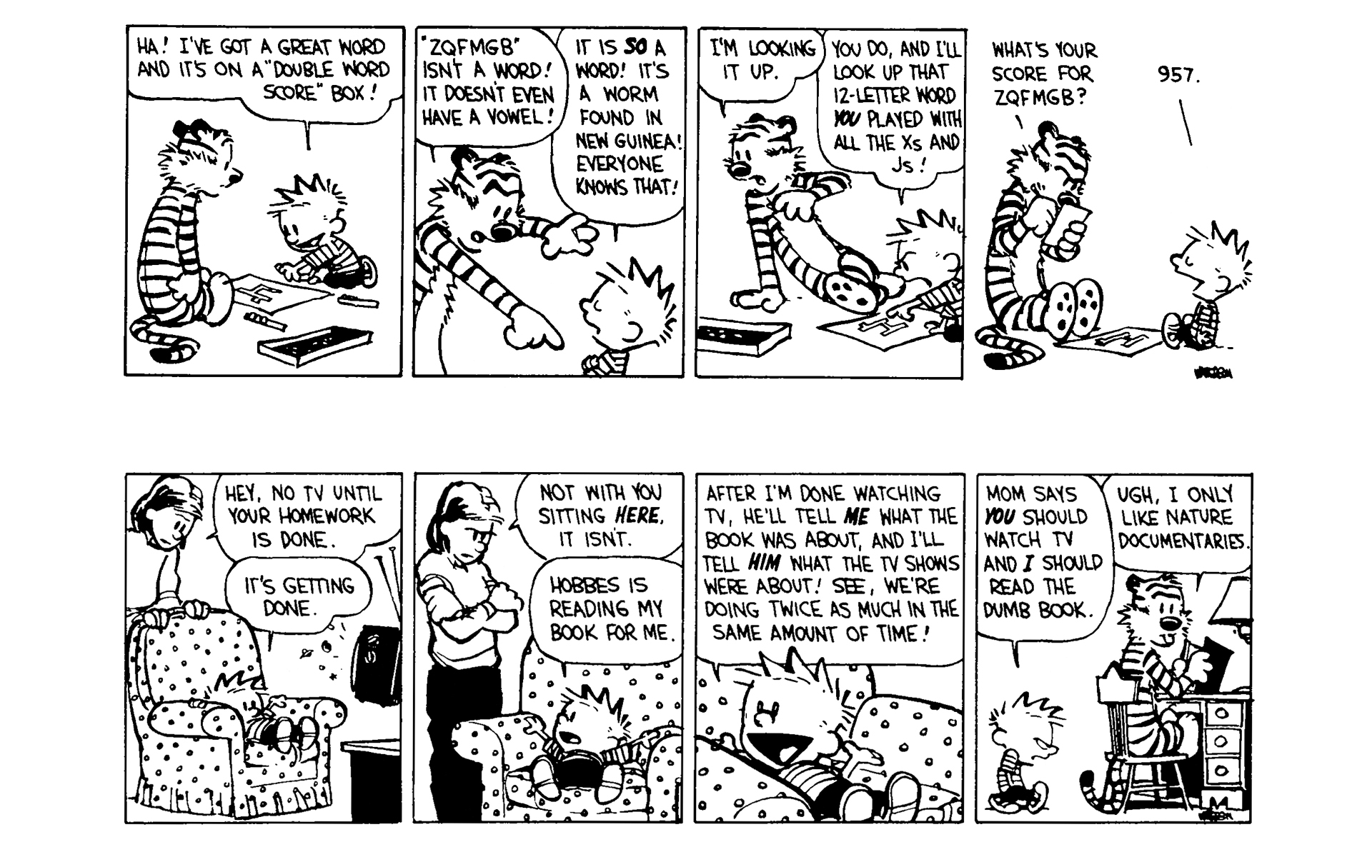 Read online Calvin and Hobbes comic -  Issue #6 - 103