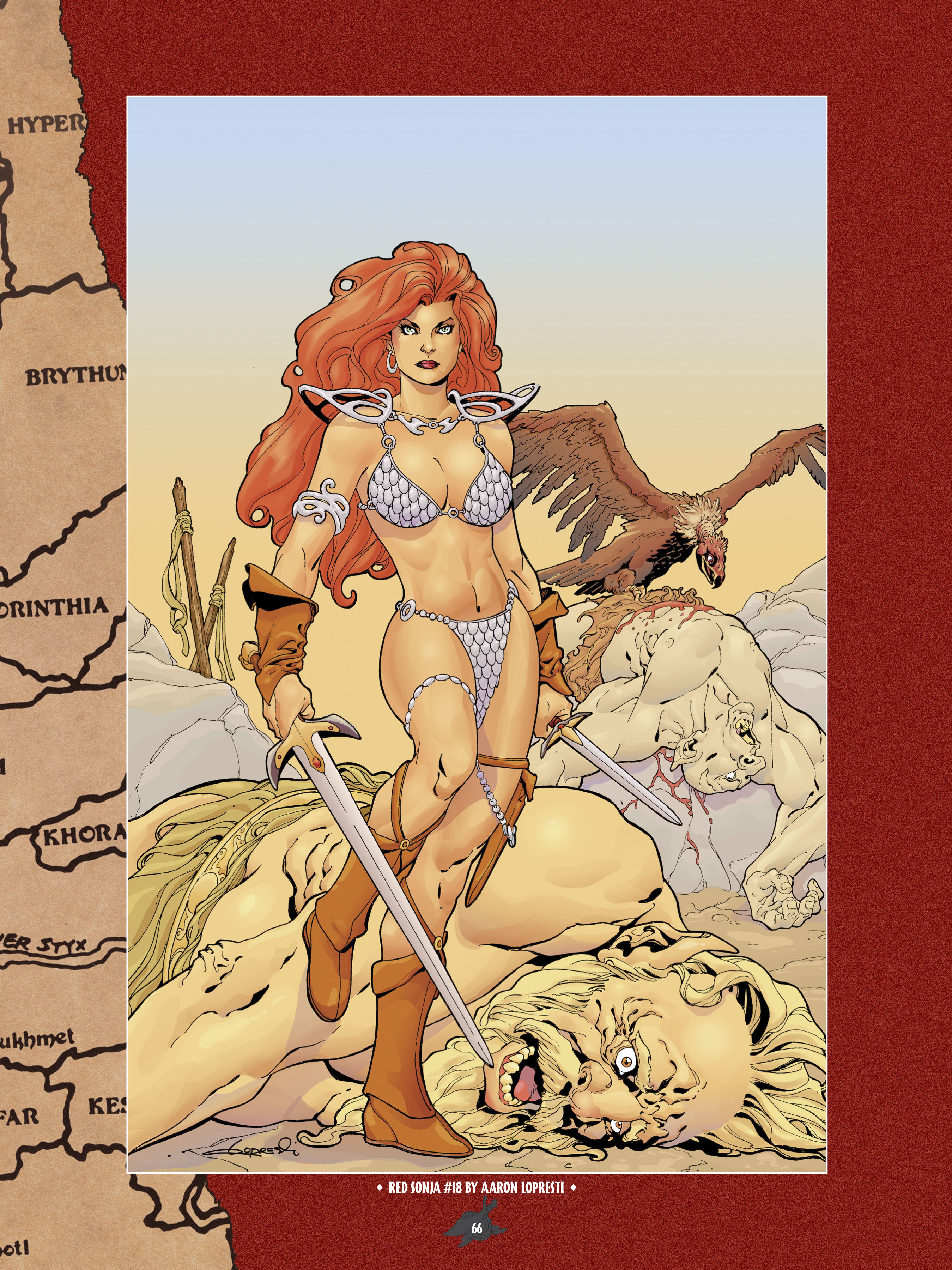 Read online The Art of Red Sonja comic -  Issue # TPB 1 (Part 1) - 65