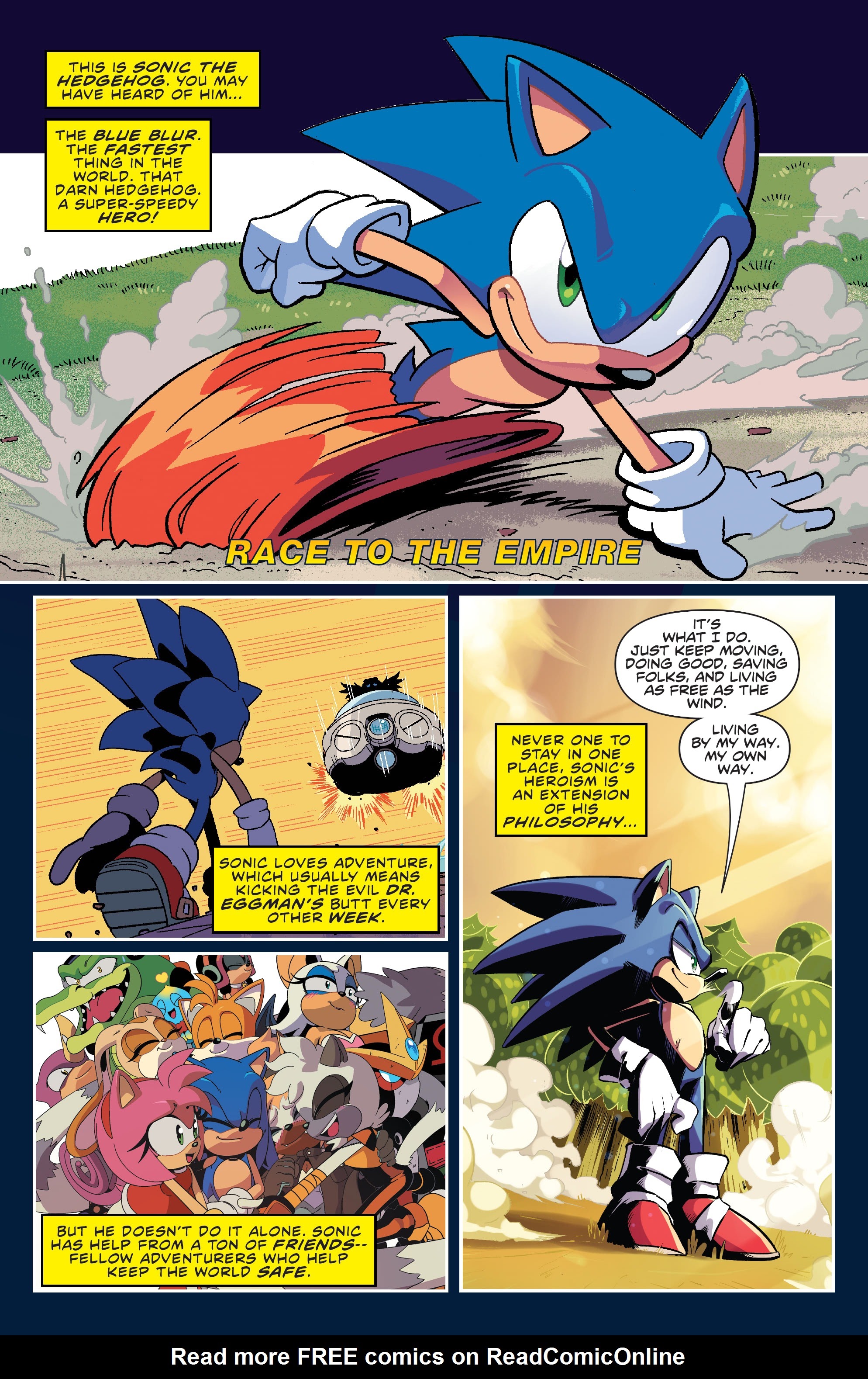 Read online Free Comic Book Day 2021 comic -  Issue # Sonic the Hedgehog 30th Anniversary Special - 12