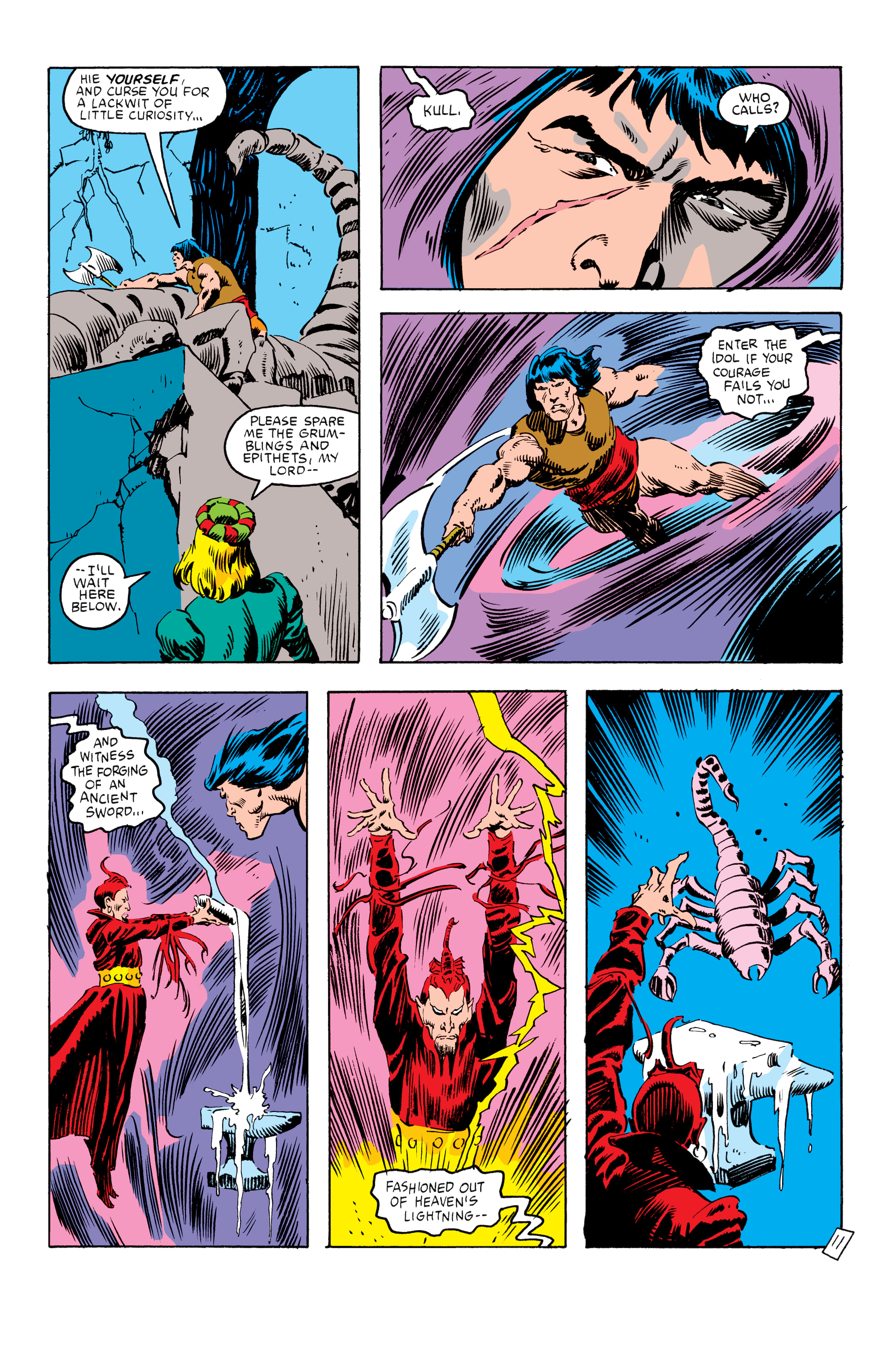 Read online Kull The Conqueror (1983) comic -  Issue #9 - 12