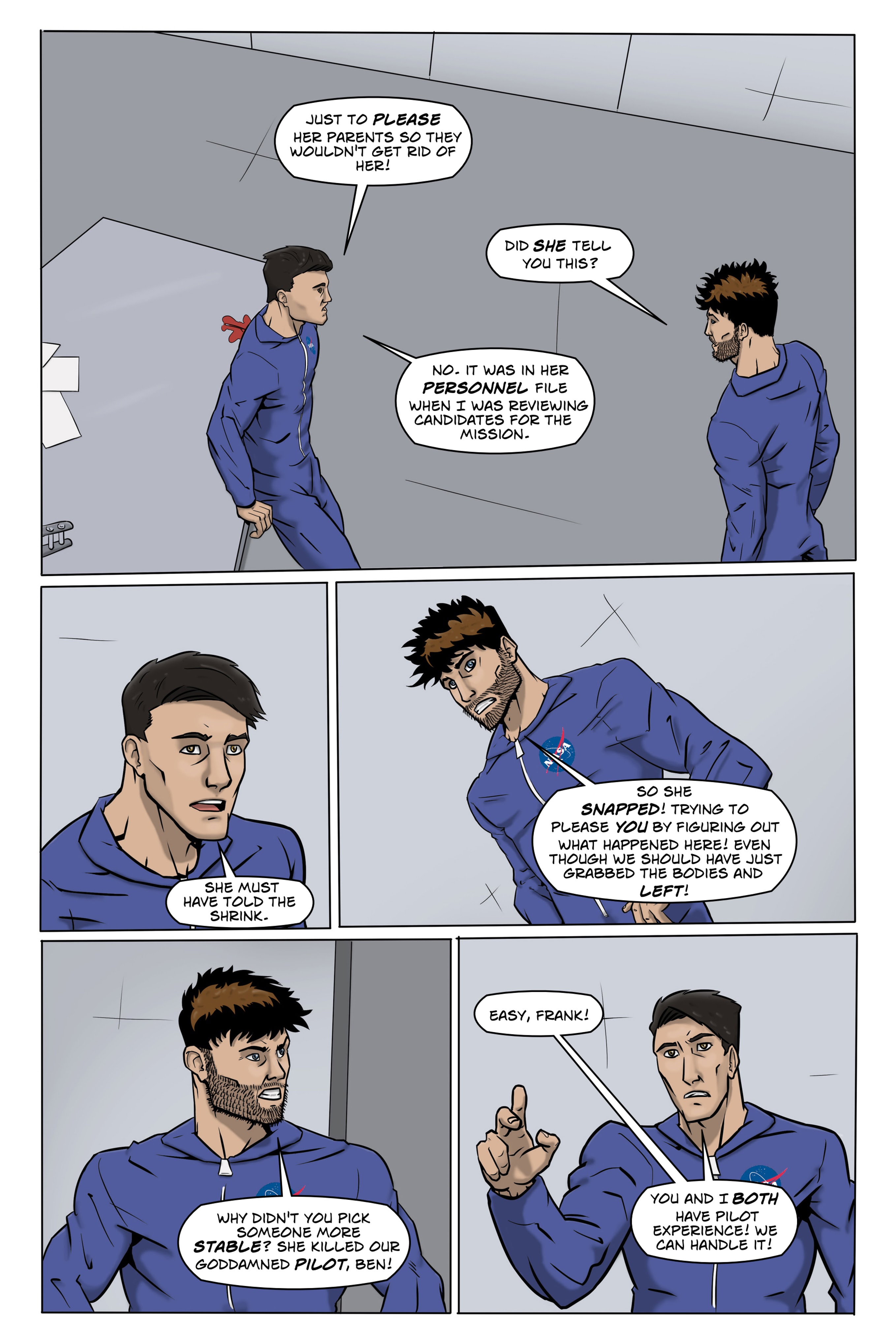 Read online Mars One comic -  Issue #3 - 7