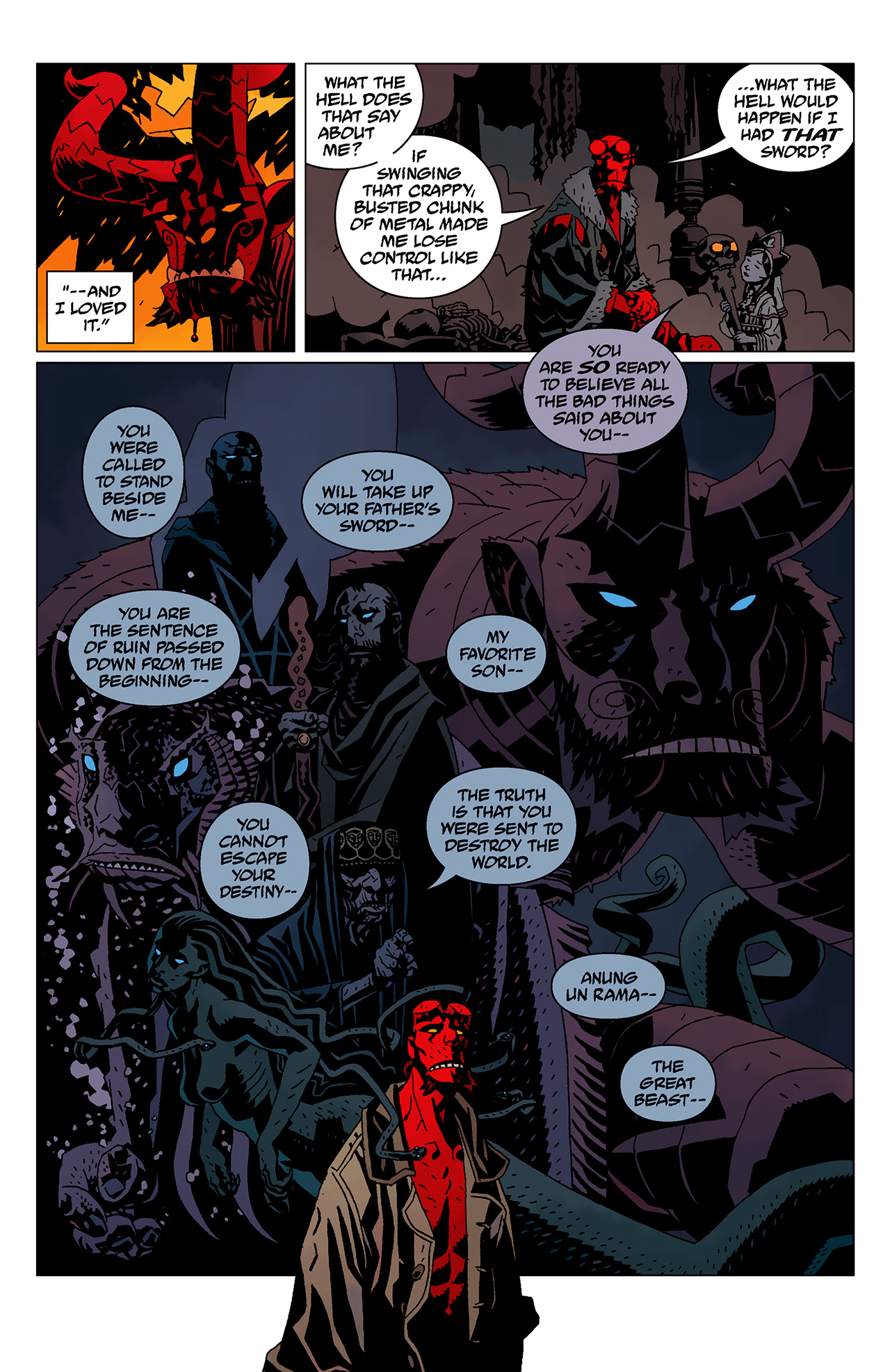 Read online Hellboy: The Wild Hunt comic -  Issue #8 - 7