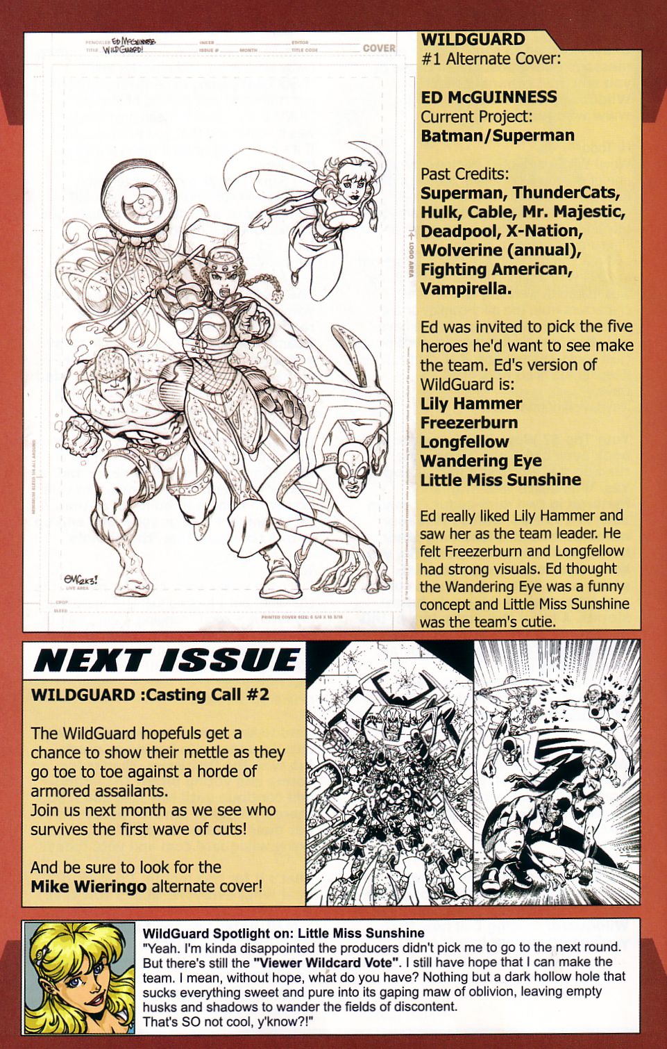 Read online Wildguard: Casting Call comic -  Issue #1 - 28