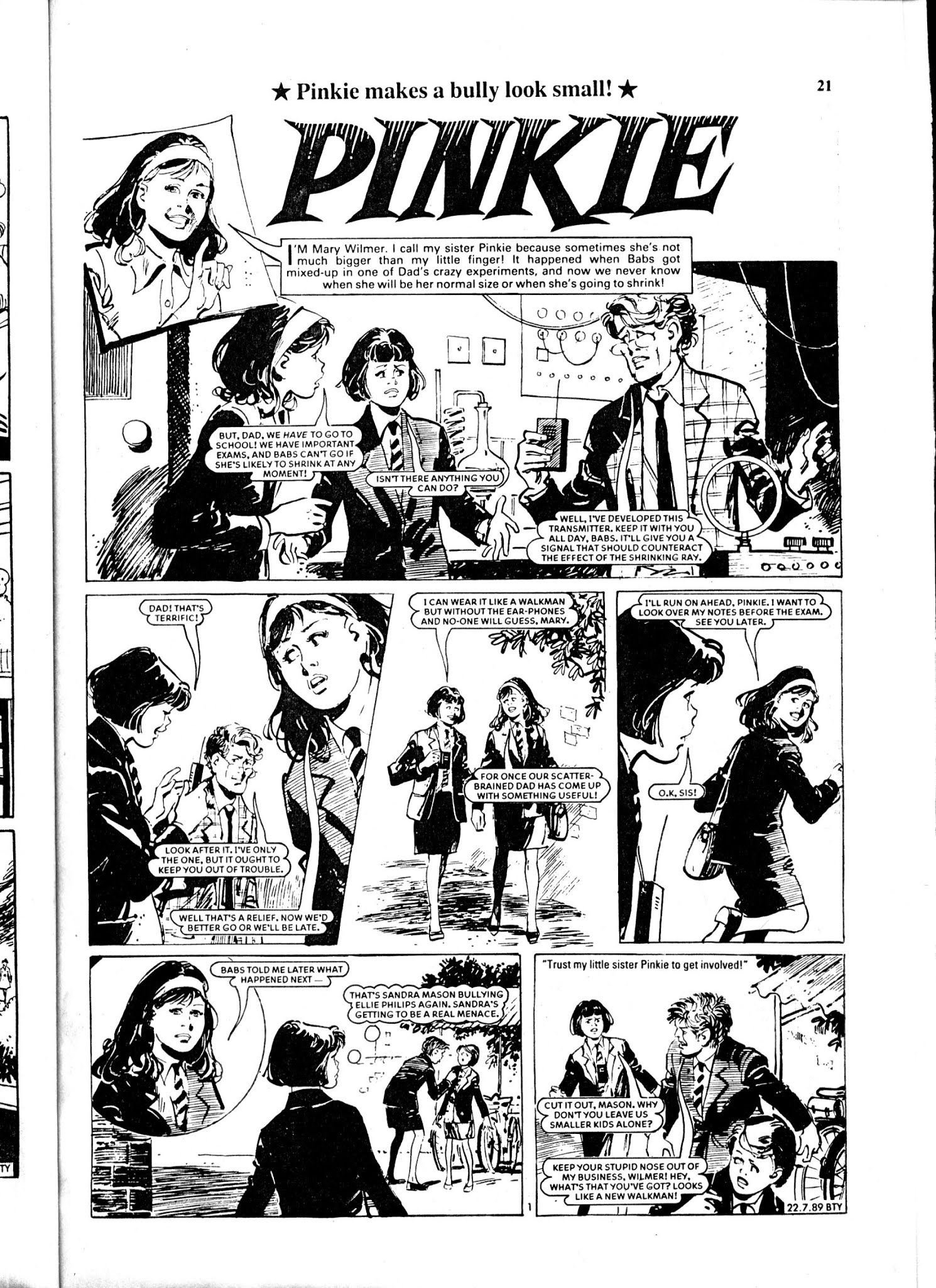 Read online Bunty comic -  Issue #1645 - 21