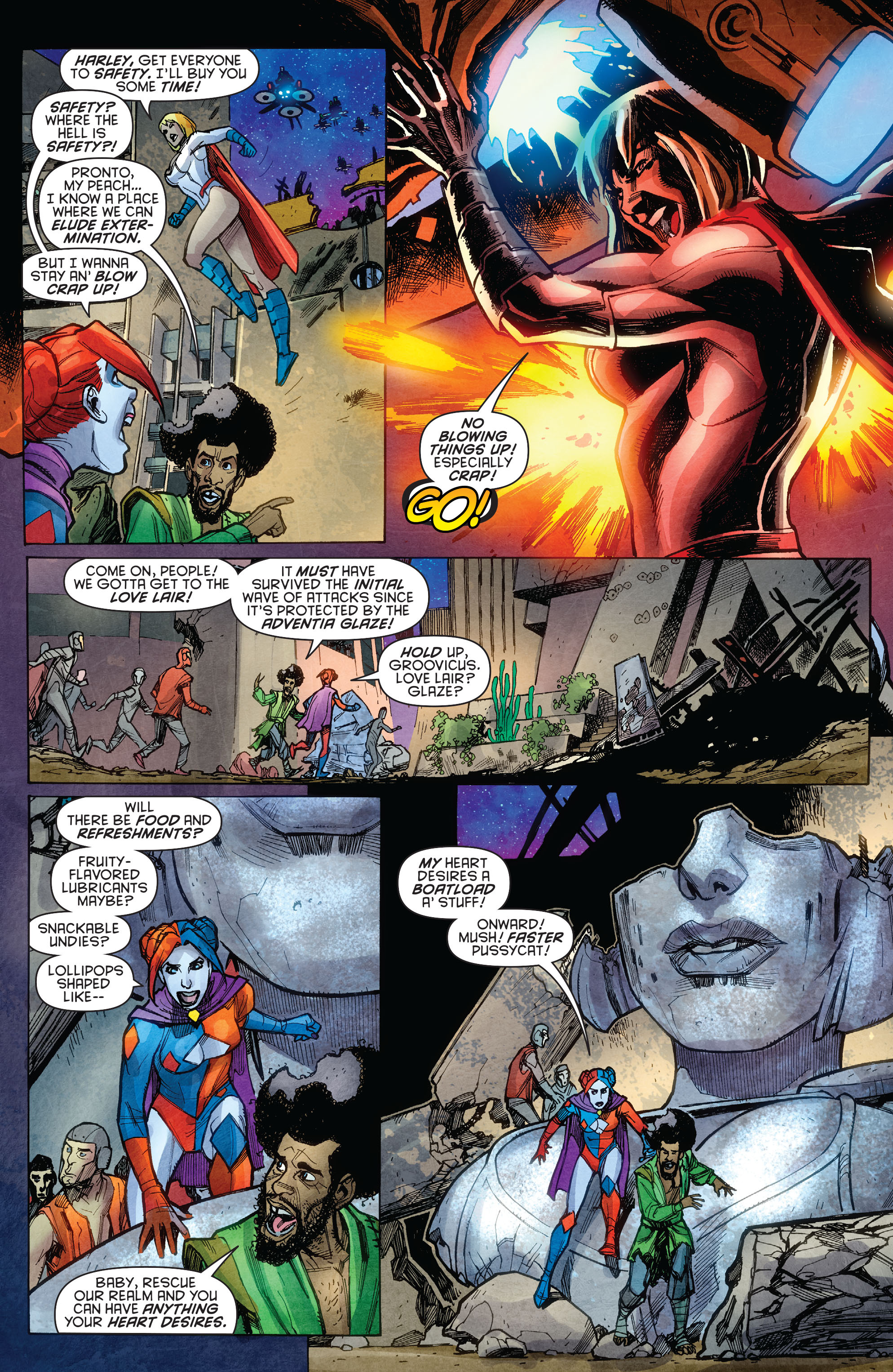 Read online Harley Quinn and Power Girl comic -  Issue #2 - 4