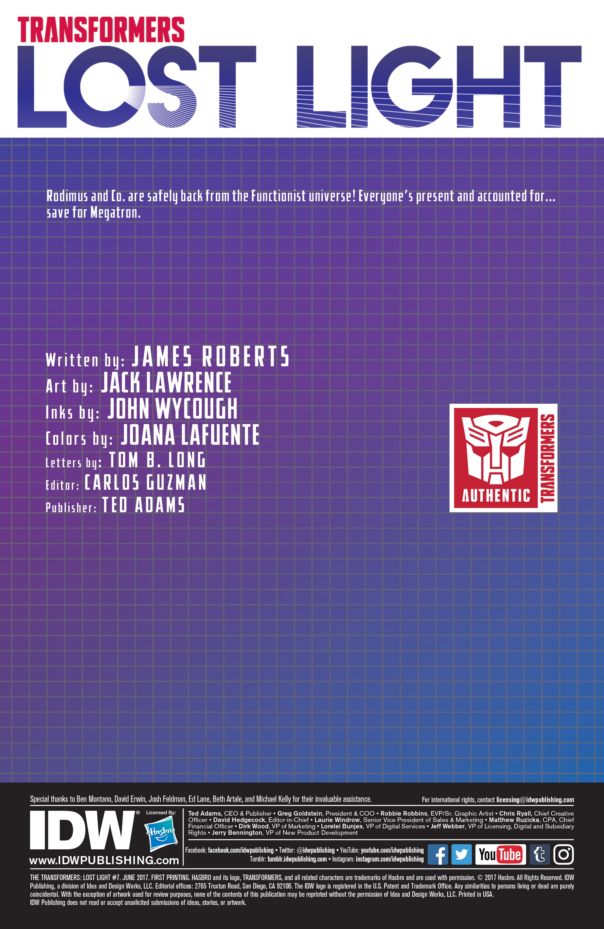 Read online The Transformers: Lost Light comic -  Issue #7 - 2