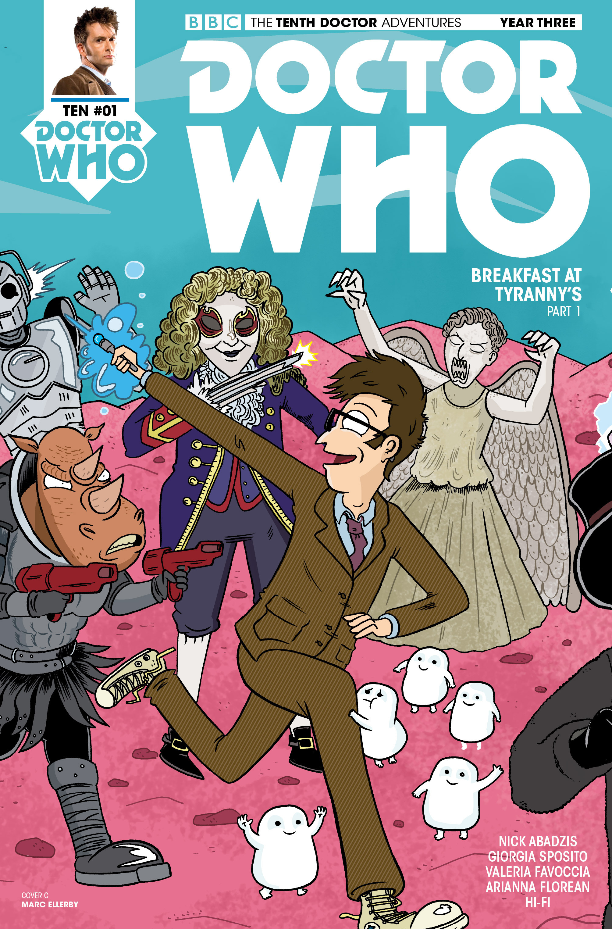 Read online Doctor Who: The Tenth Doctor Year Three comic -  Issue #1 - 3