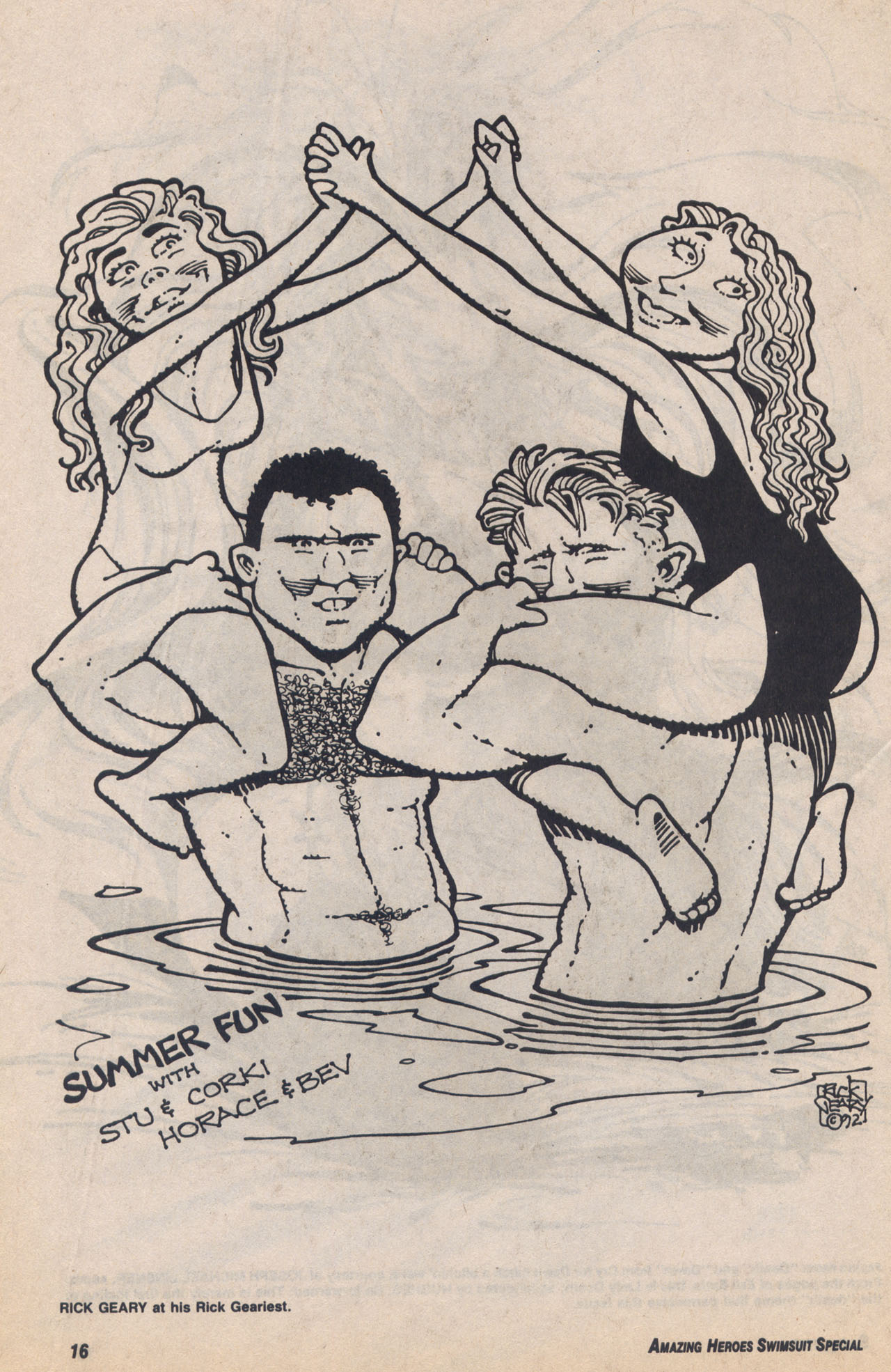 Read online Amazing Heroes Swimsuit Special comic -  Issue # TPB 3 - 16