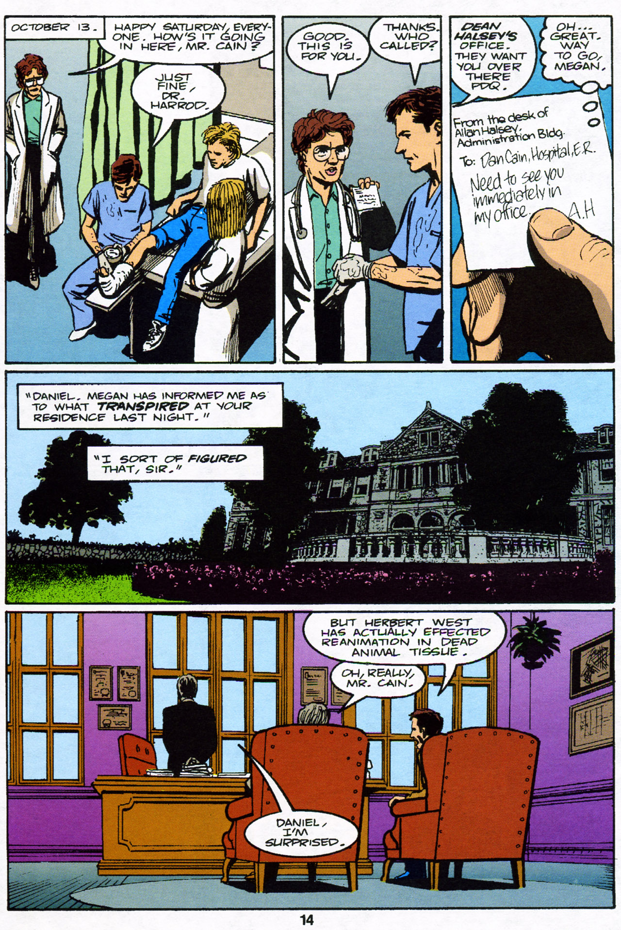 Read online Re-Animator (1991) comic -  Issue #2 - 16