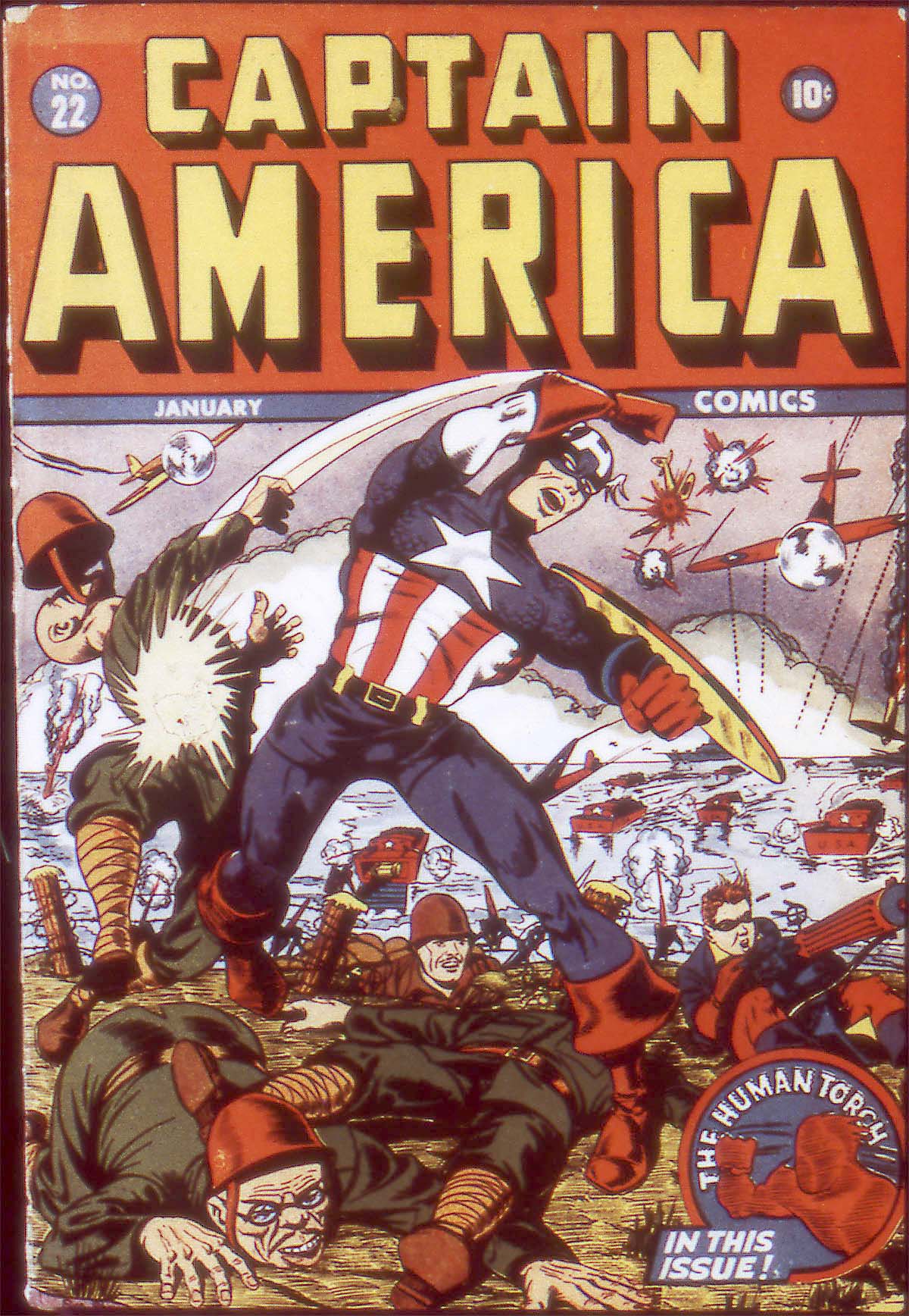 Read online Captain America Comics comic -  Issue #22 - 1