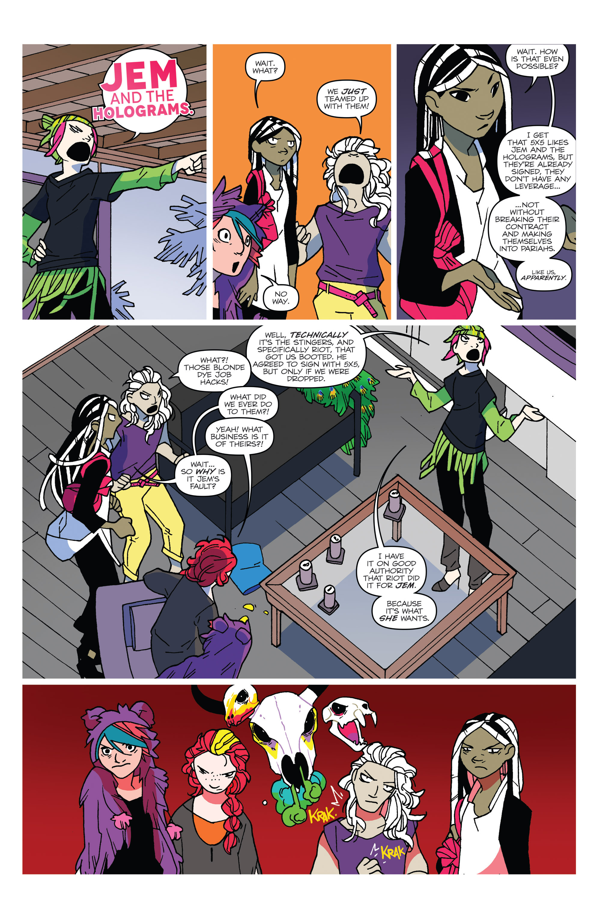 Read online Jem and The Holograms comic -  Issue #20 - 7