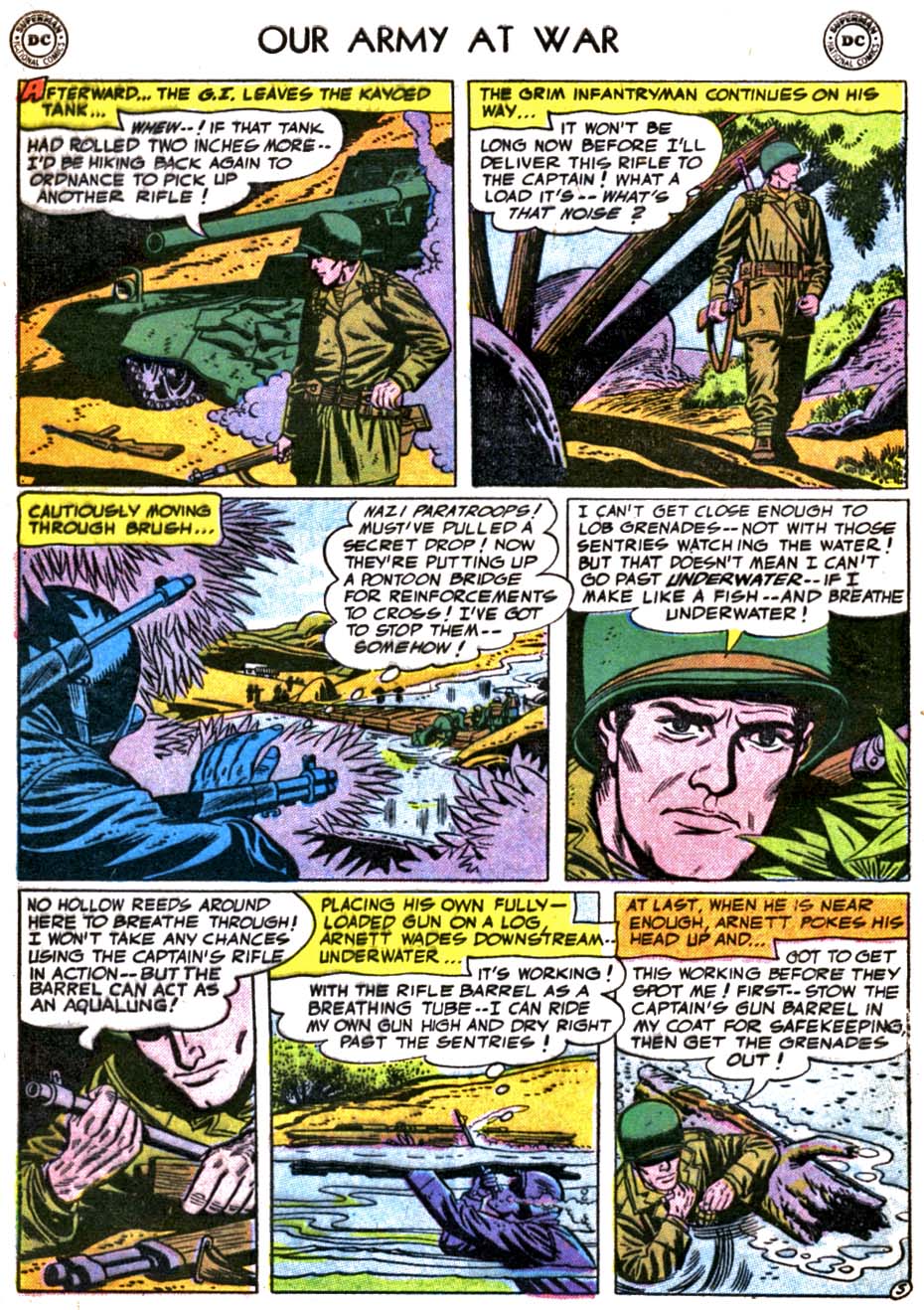 Read online Our Army at War (1952) comic -  Issue #39 - 32