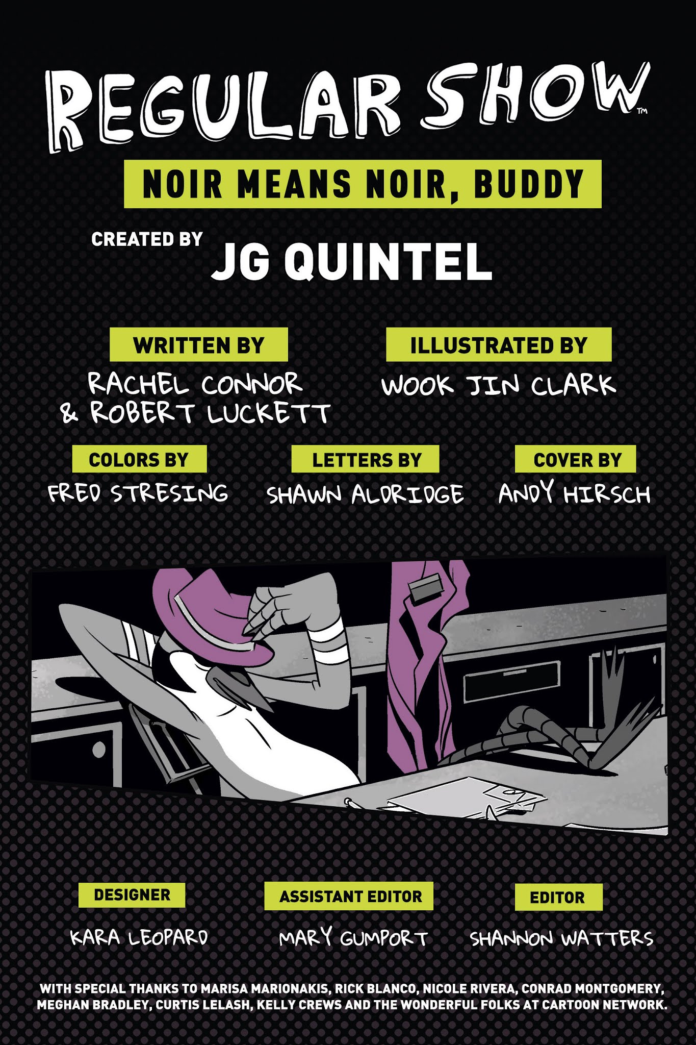 Read online Regular Show: Noir Means Noir, Buddy comic -  Issue # TPB (Part 1) - 4