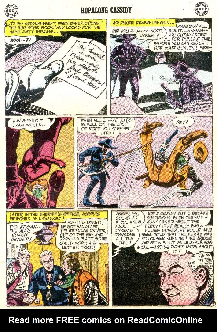 Read online Hopalong Cassidy comic -  Issue #108 - 19