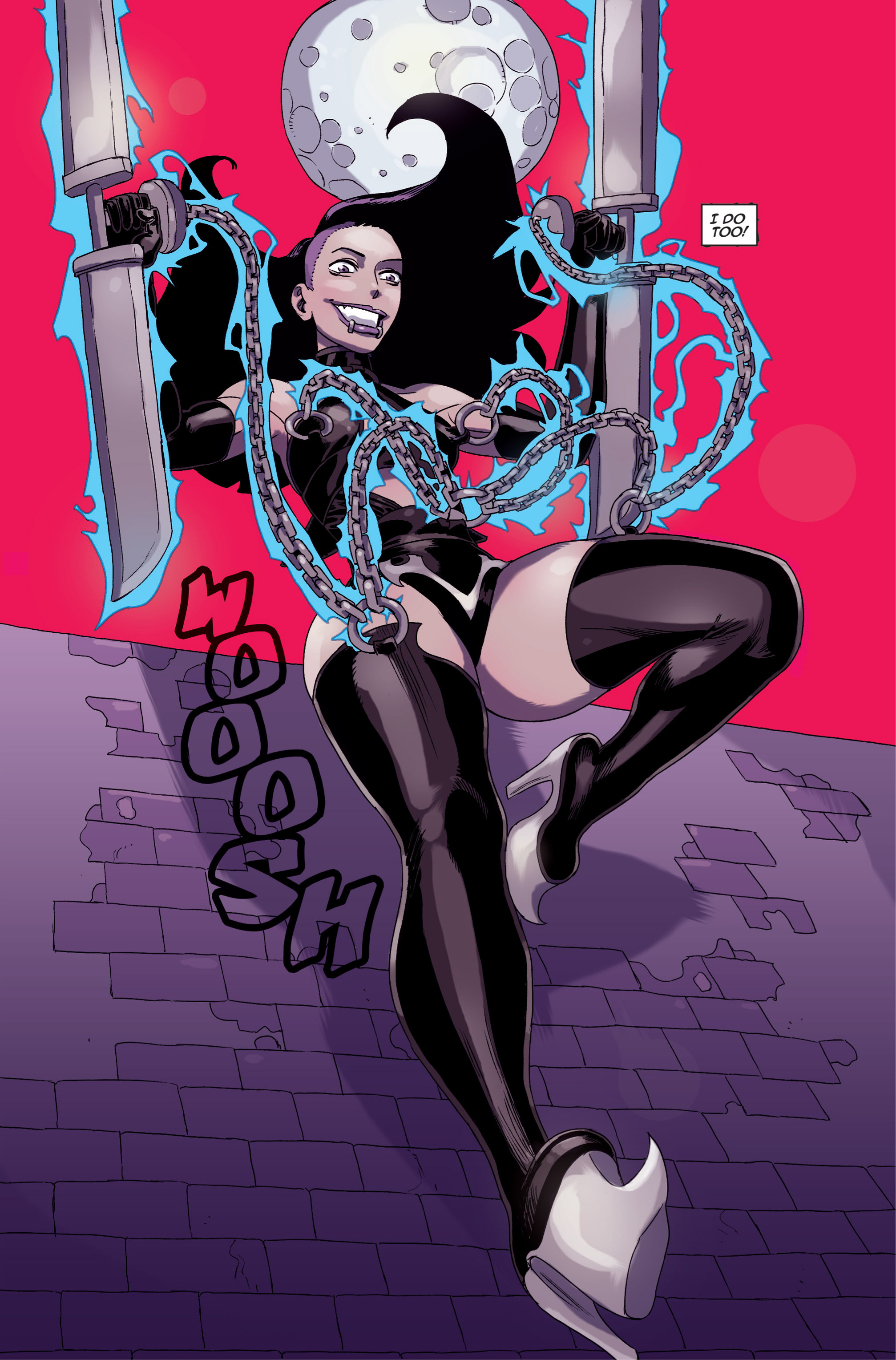 Read online Zombie Tramp vs: Vampblade comic -  Issue #1 - 6