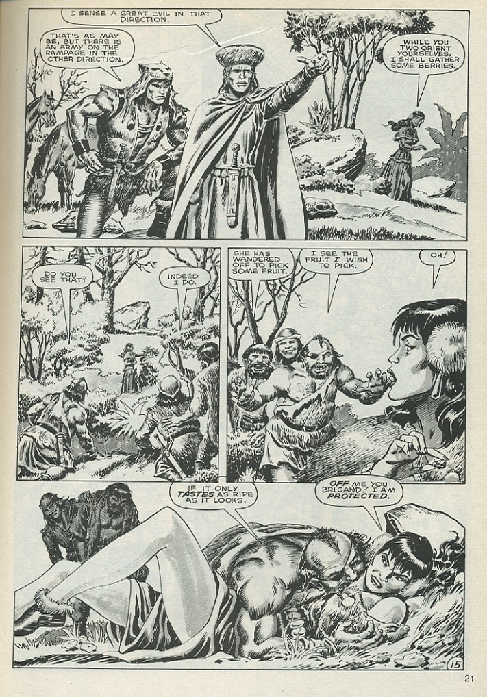 Read online The Savage Sword Of Conan comic -  Issue #134 - 21