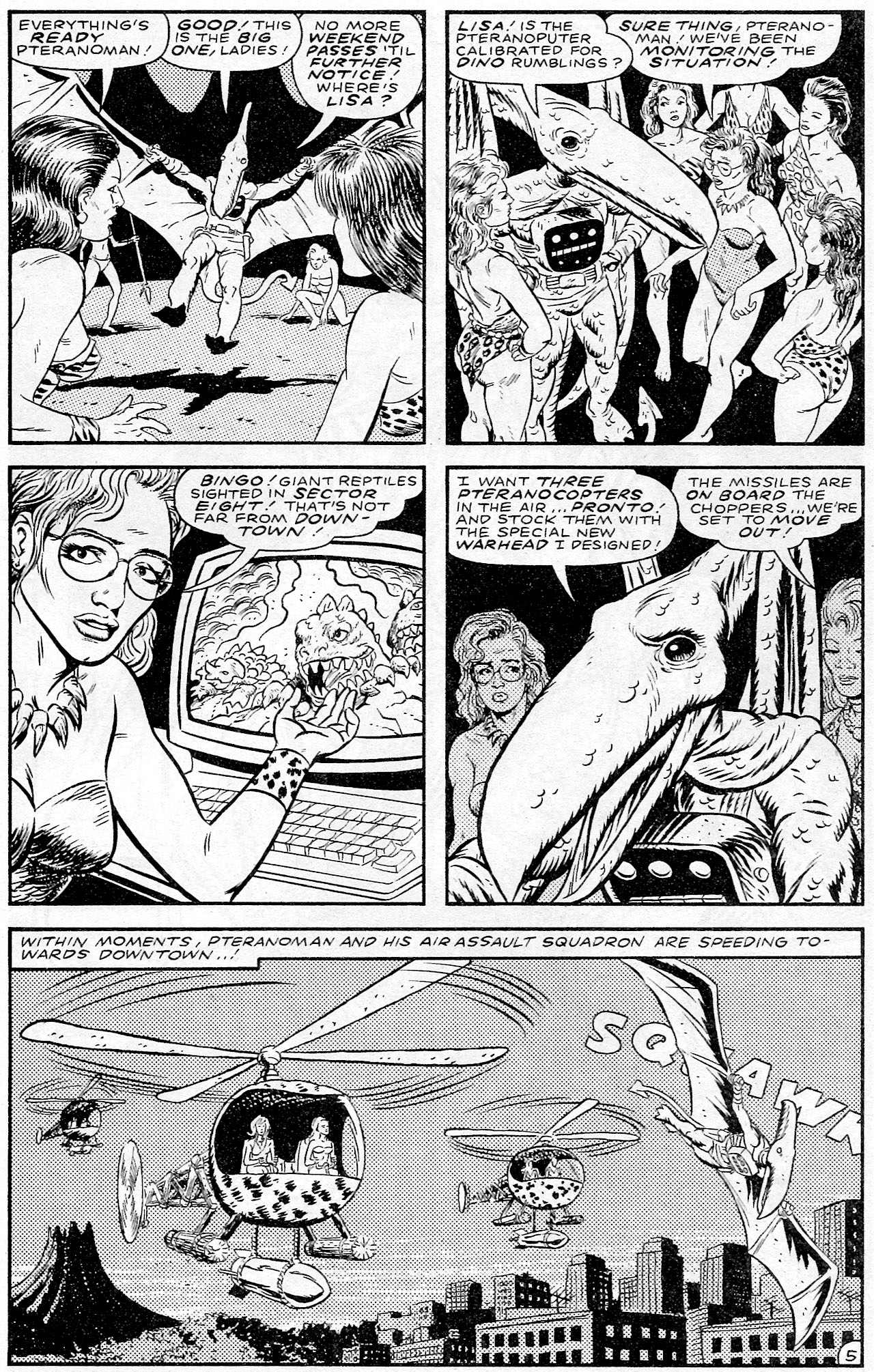 Read online Pteranoman comic -  Issue # Full - 7