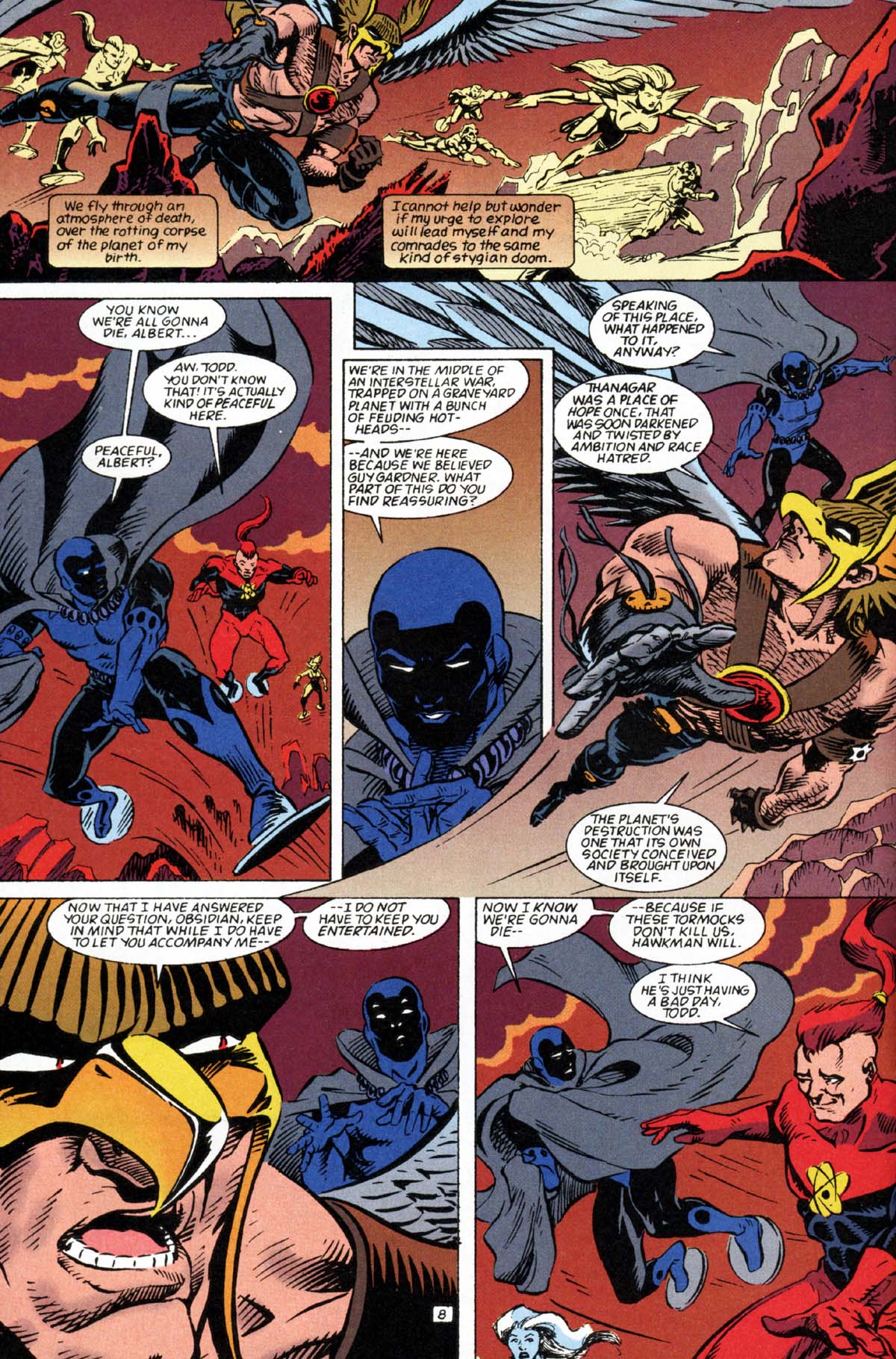 Hawkman (1993) Issue #22 #25 - English 8