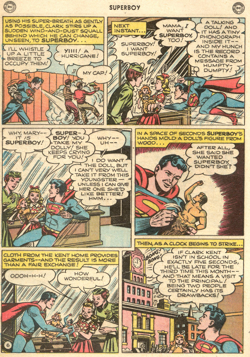 Read online Superboy (1949) comic -  Issue #7 - 19