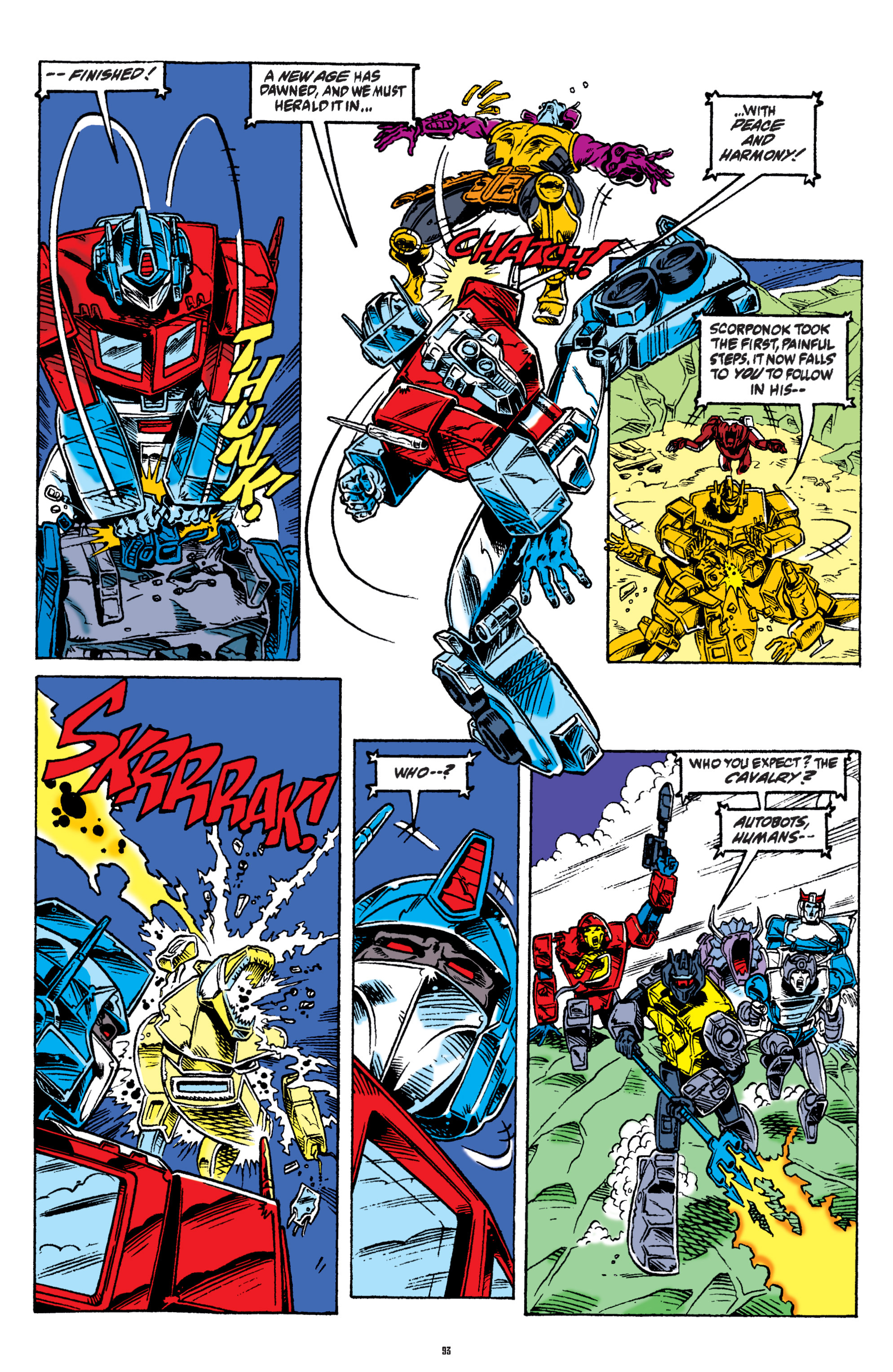 Read online The Transformers Classics comic -  Issue # TPB 7 - 93