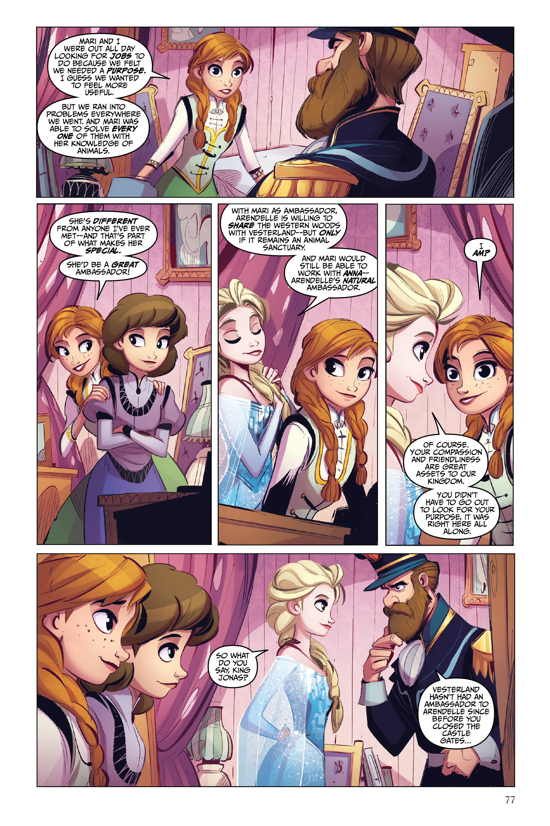 Read online Disney Frozen: Breaking Boundaries comic -  Issue # _TPB - 77