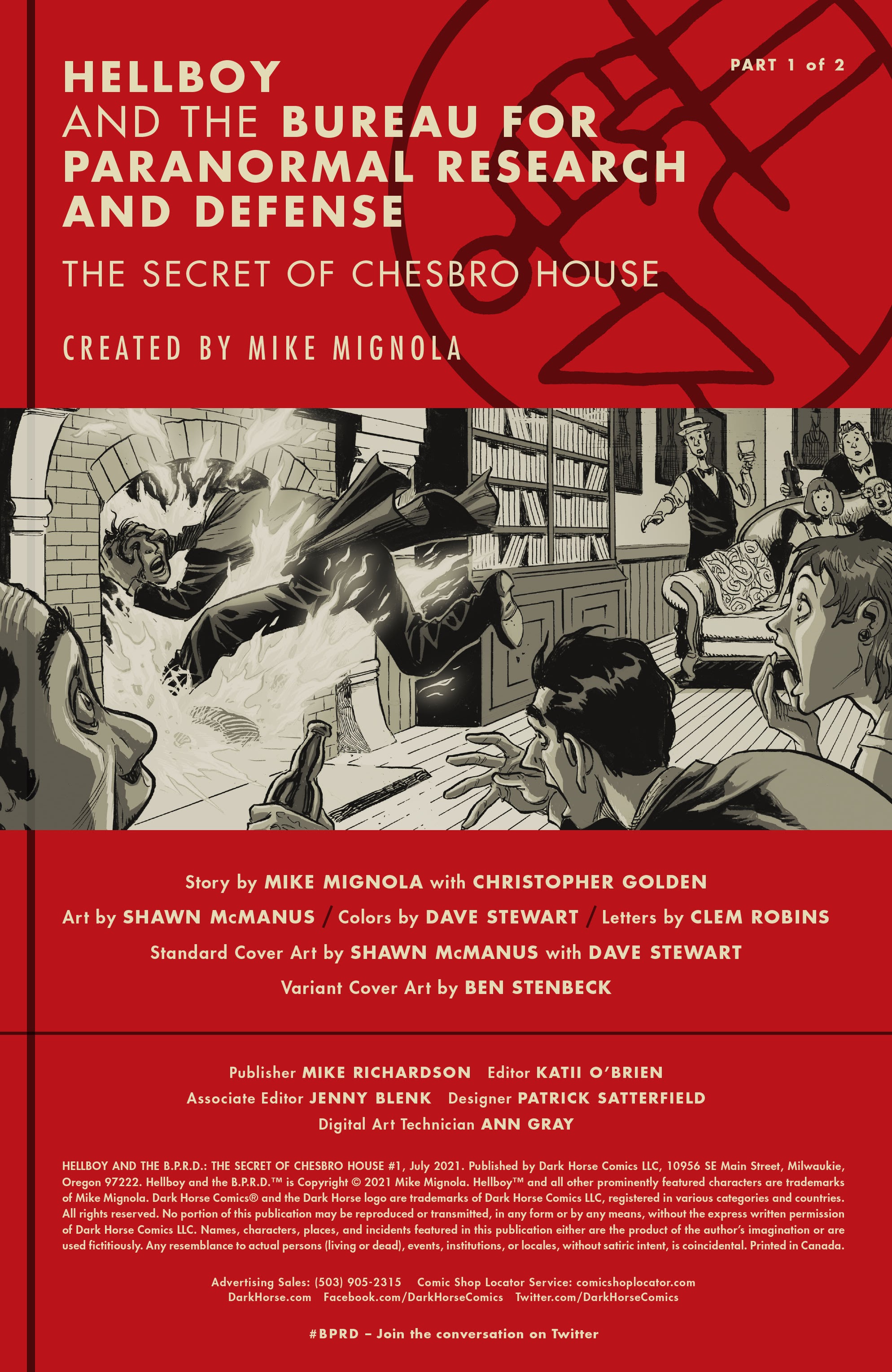 Read online Hellboy and the B.P.R.D.: The Secret of Chesbro House comic -  Issue #1 - 2
