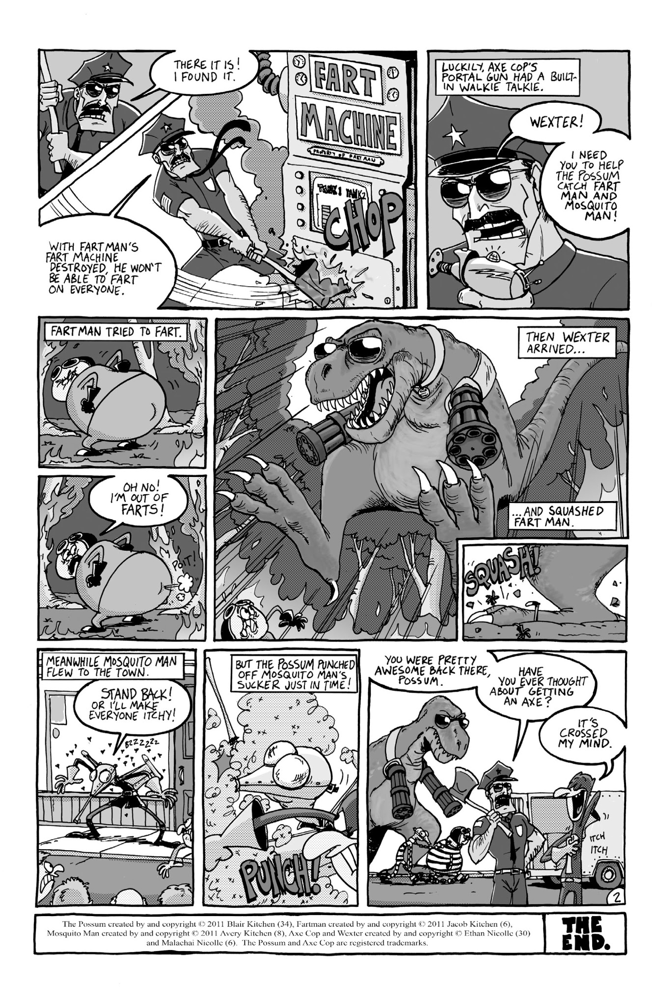 Read online Axe Cop comic -  Issue # TPB 3 - 140