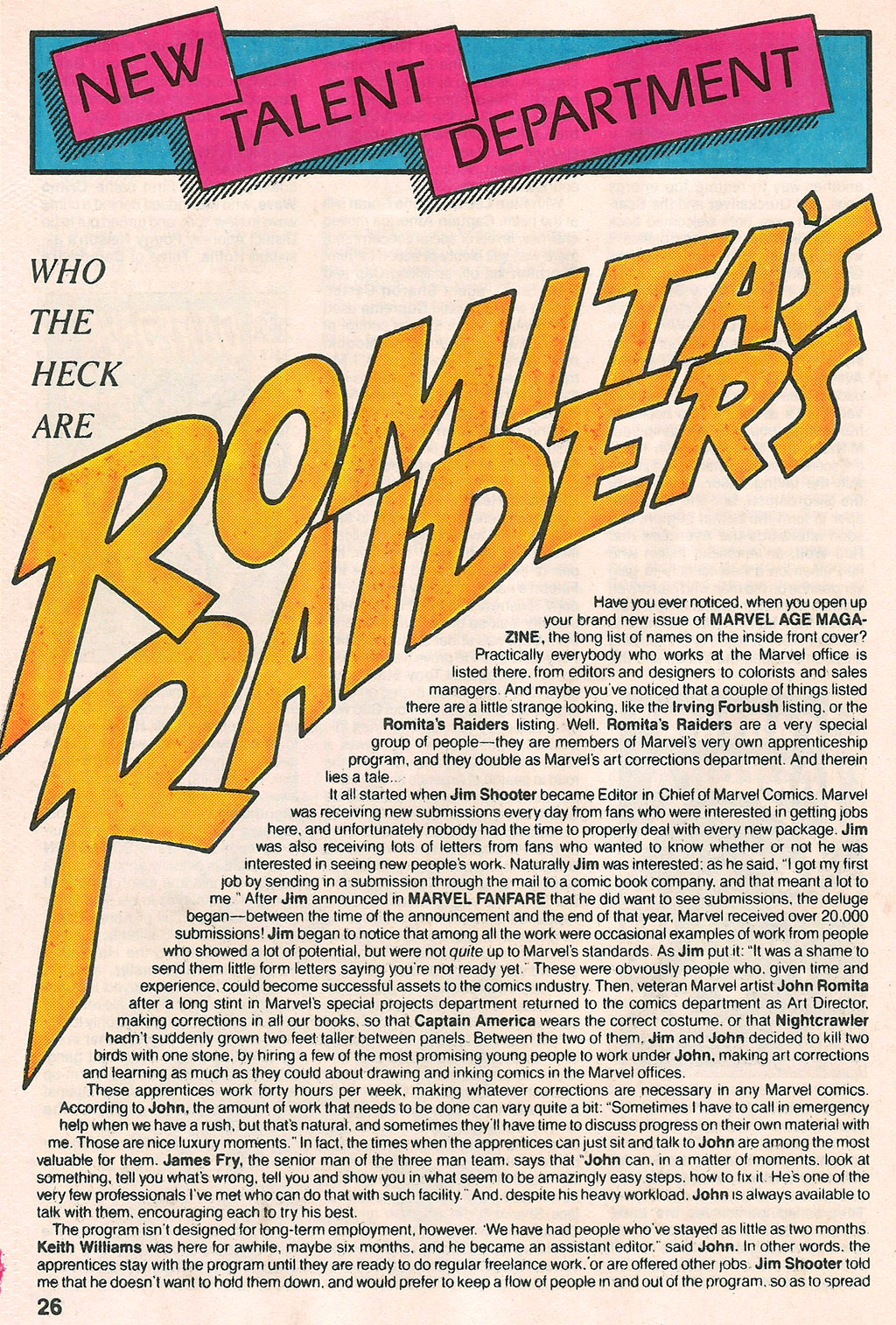 Read online Marvel Age comic -  Issue #34 - 27