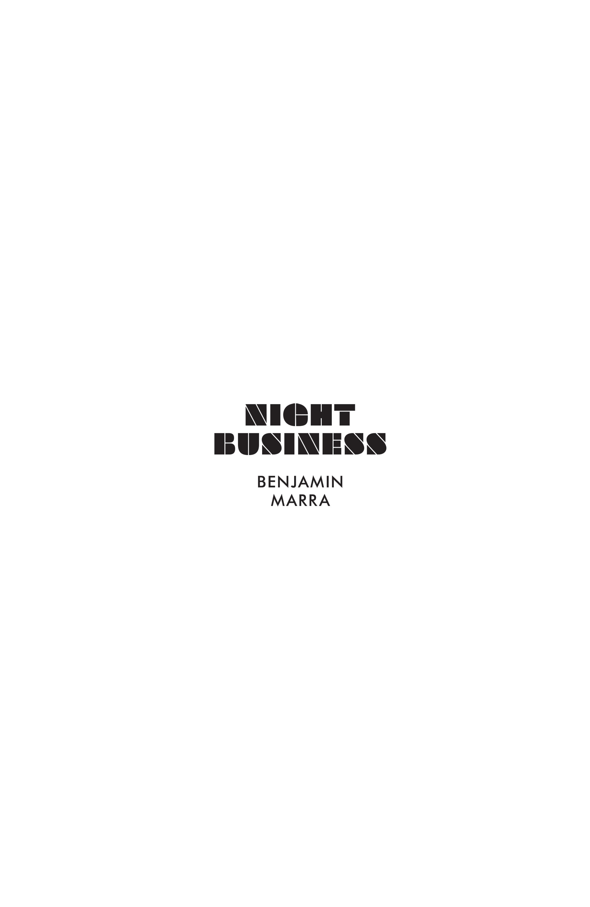 Read online Night Business comic -  Issue # TPB (Part 1) - 2