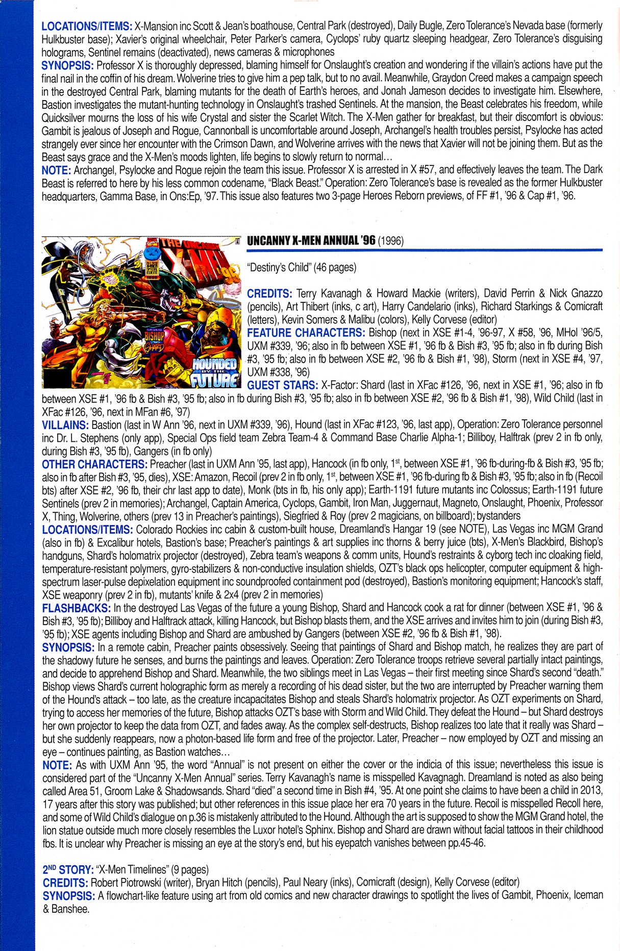 Read online Official Index to the Marvel Universe comic -  Issue #8 - 66