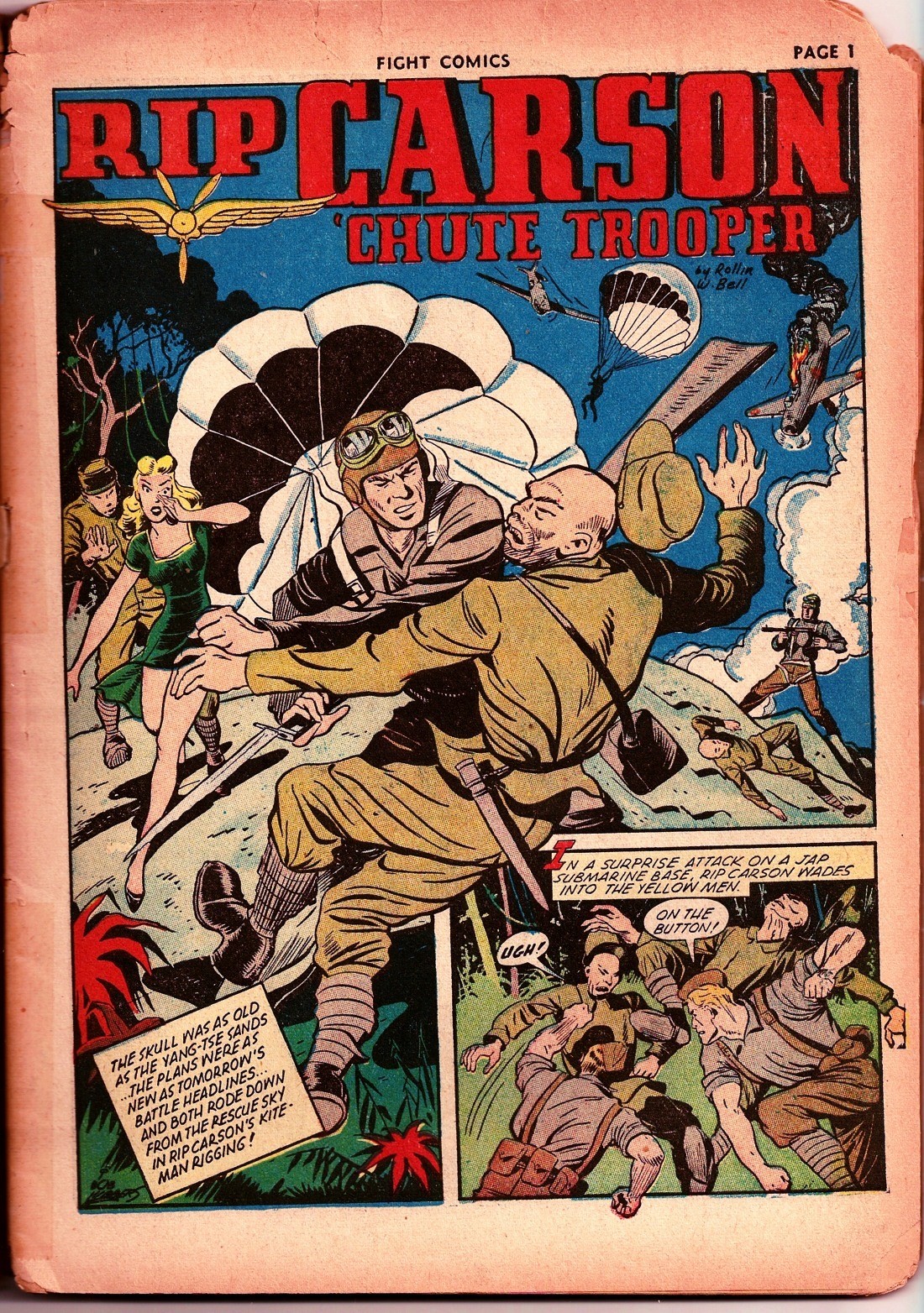 Read online Fight Comics comic -  Issue #23 - 3