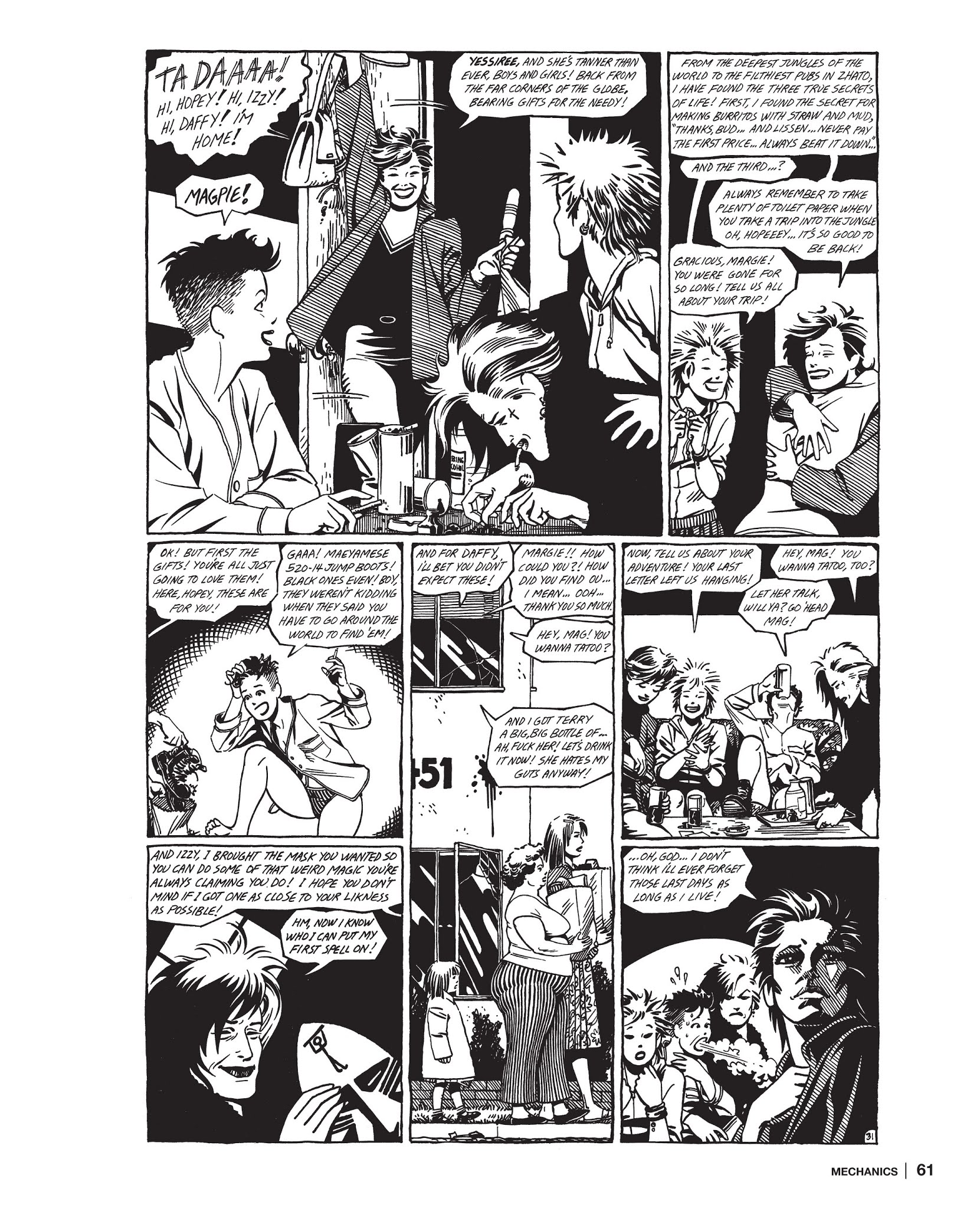 Read online Maggie the Mechanic: The Love & Rockets Library - Locas comic -  Issue # TPB (Part 1) - 61