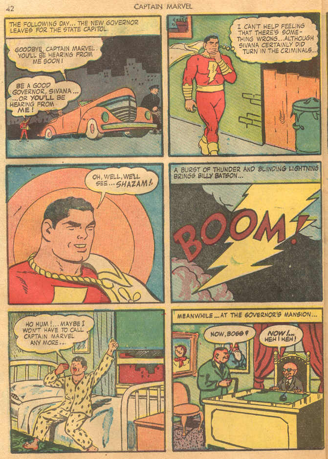 Read online Captain Marvel Adventures comic -  Issue #28 - 42